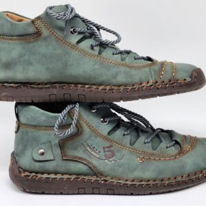 Fashion 5 1978 Stitched Full Leather Men's Ankle Boots Size 13