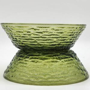 Anchor Hocking Soreno Avocado Green Glass Bowls