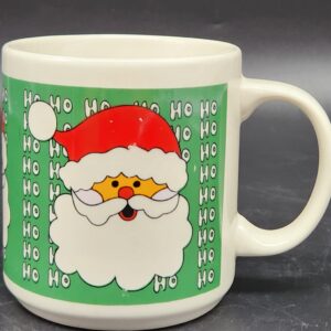 Vintage Santa Clause Ho Ho Ho Christmas Holiday Mug