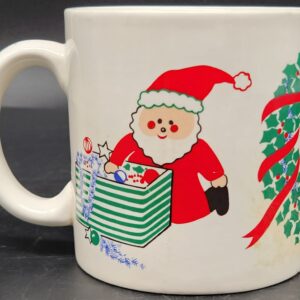 Vintage Santa Clause Rosey Cheeks Christmas Holiday Mug