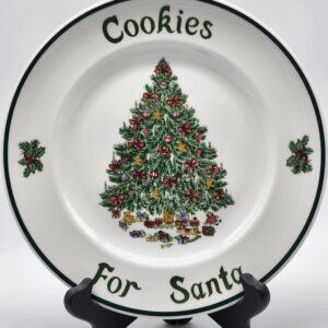 Johnson Bros " Victorian Christmas" Cookies For Santa Salad/Desert Holiday Plate