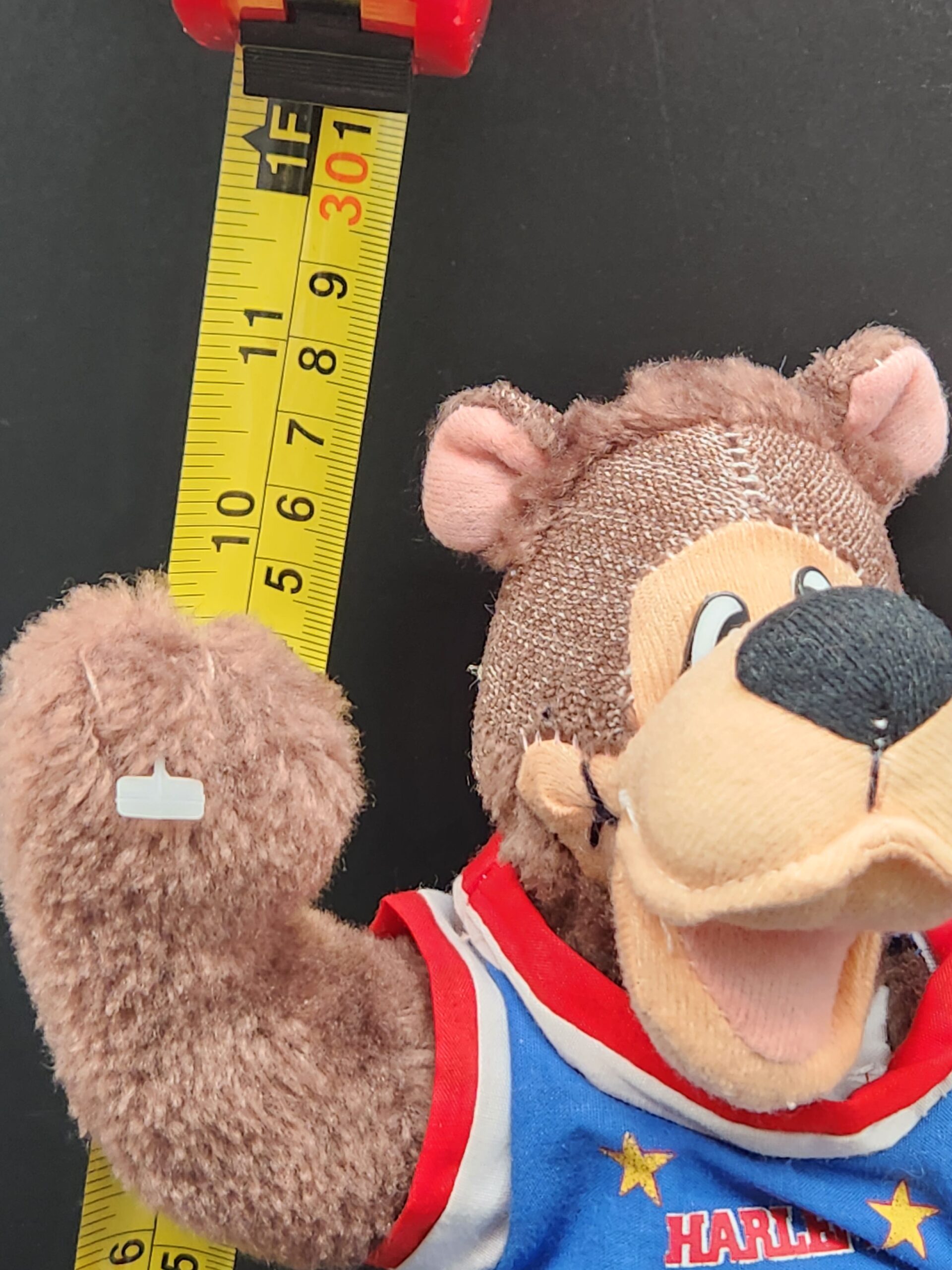 Harlem Globetrotters Vintage 1998 Mascot #41 Ball Stuffed Plush Bear – 11" - Image 9
