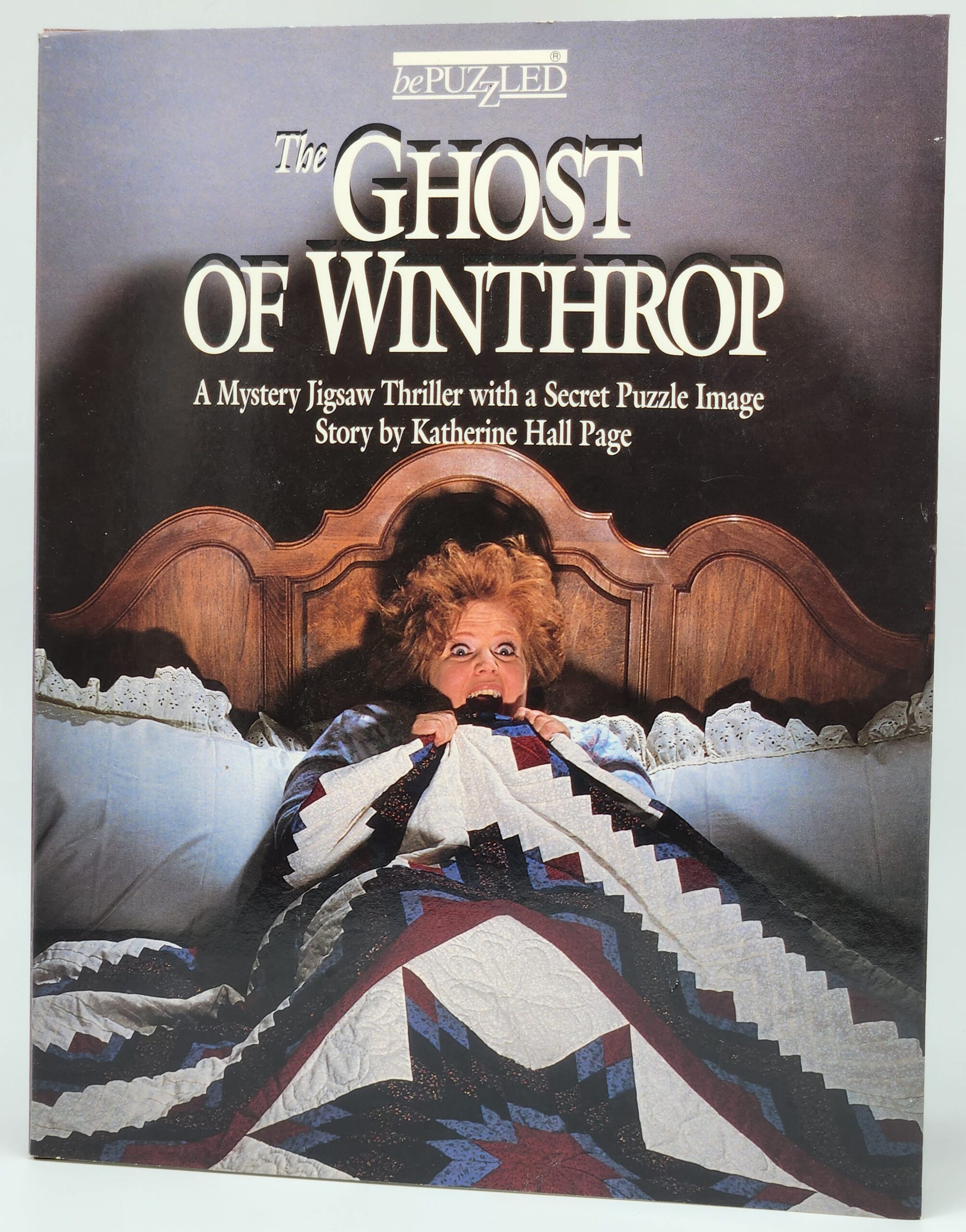 1993 BePuzzled "The Ghost Of Winthrop" Mystery 1000 Piece Jigsaw Puzzle Full Set