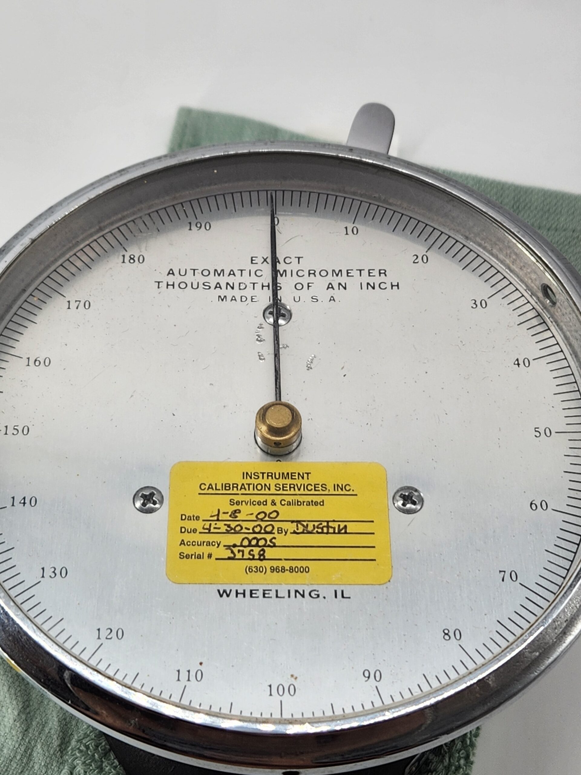 E.J. Cady & Company M Model Cast Iron Bench Micrometer - Image 5