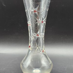 Nizbor Glass Factory - Rückl Crystal - Prague - Bohemian Cut Crystal Vase – 8.5"