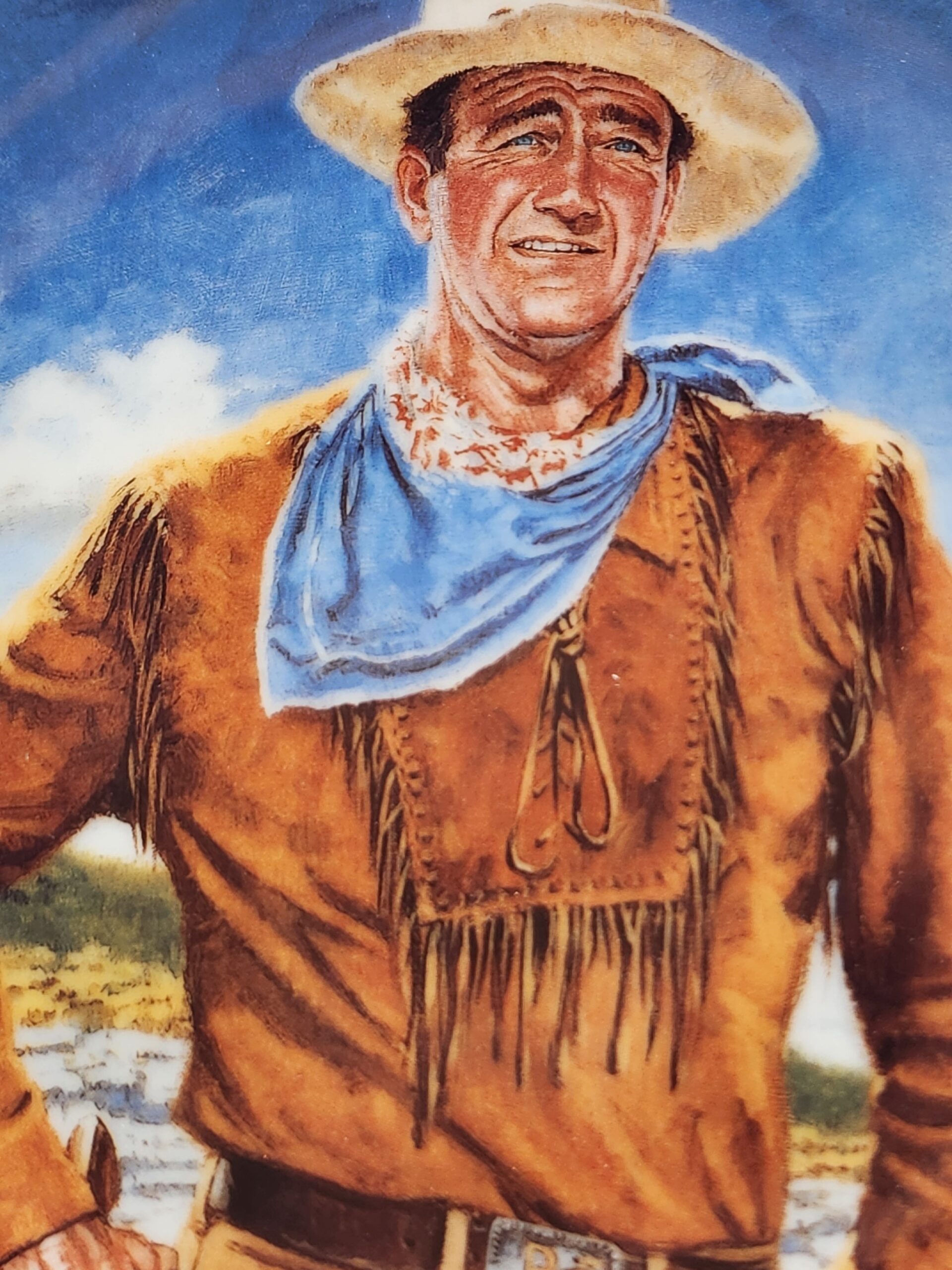 John Wayne "The Duke" Porcelain Numbered Collector's Plate - Image 6
