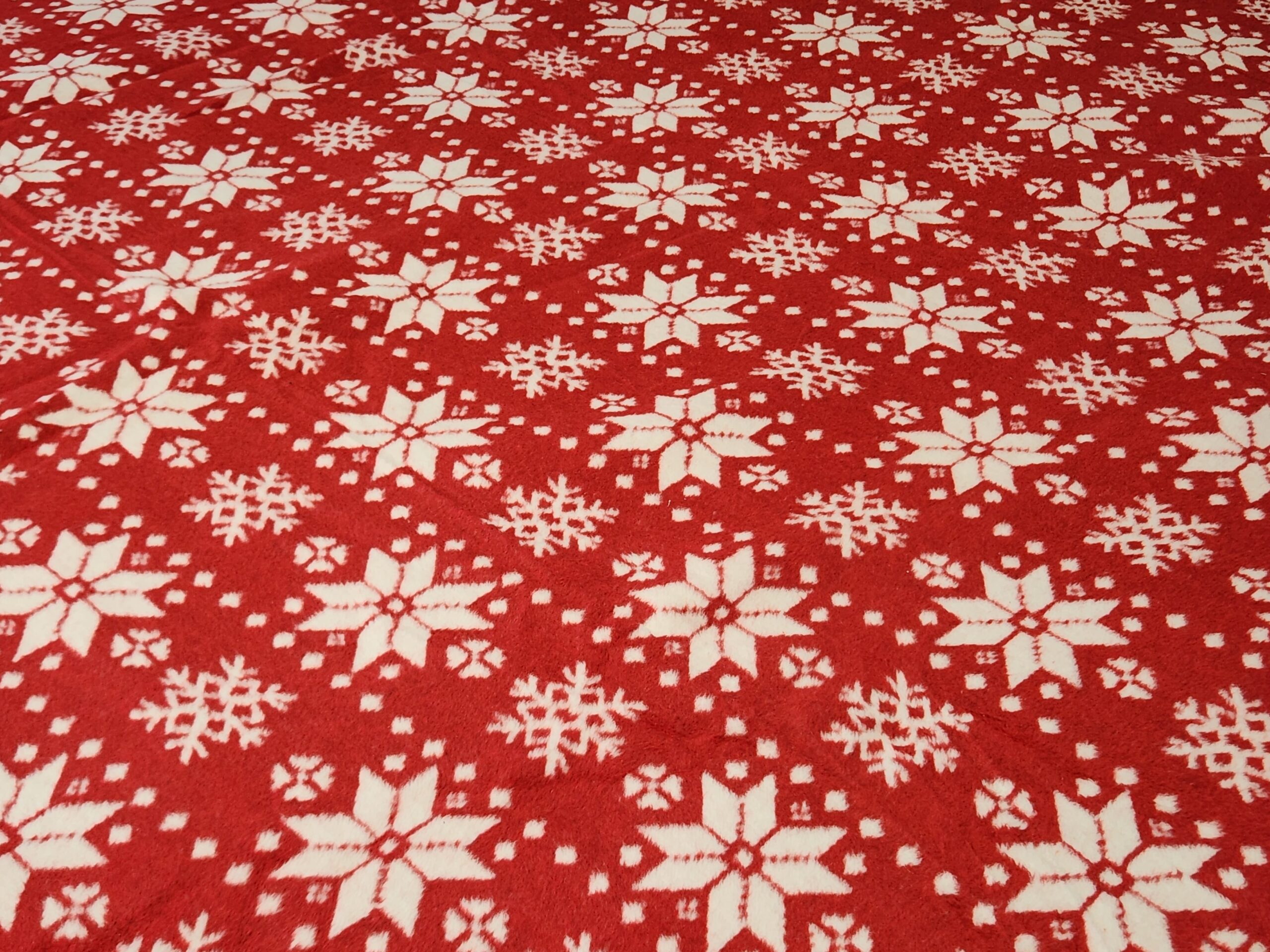 DOCOFIL Cotton Blend Reversible Christmas Winter Throw Blanket Soft - Image 5