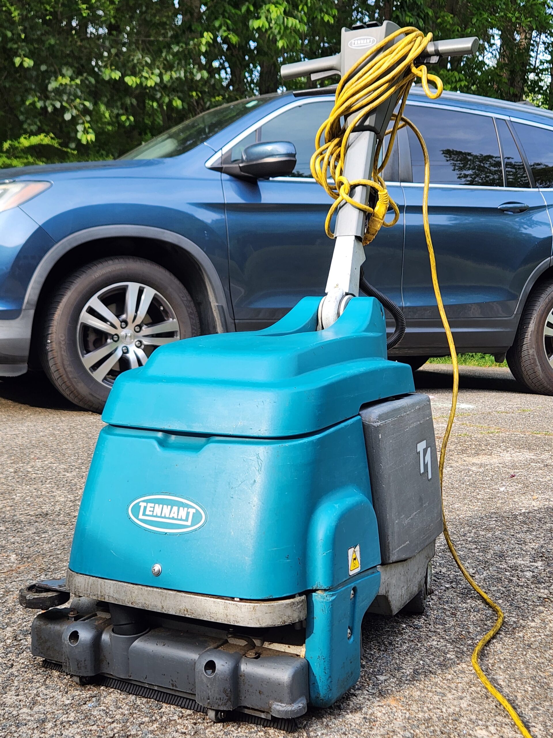 Tennant T1 Commercial Walk-Behind Floor Scrubber - Low Hours