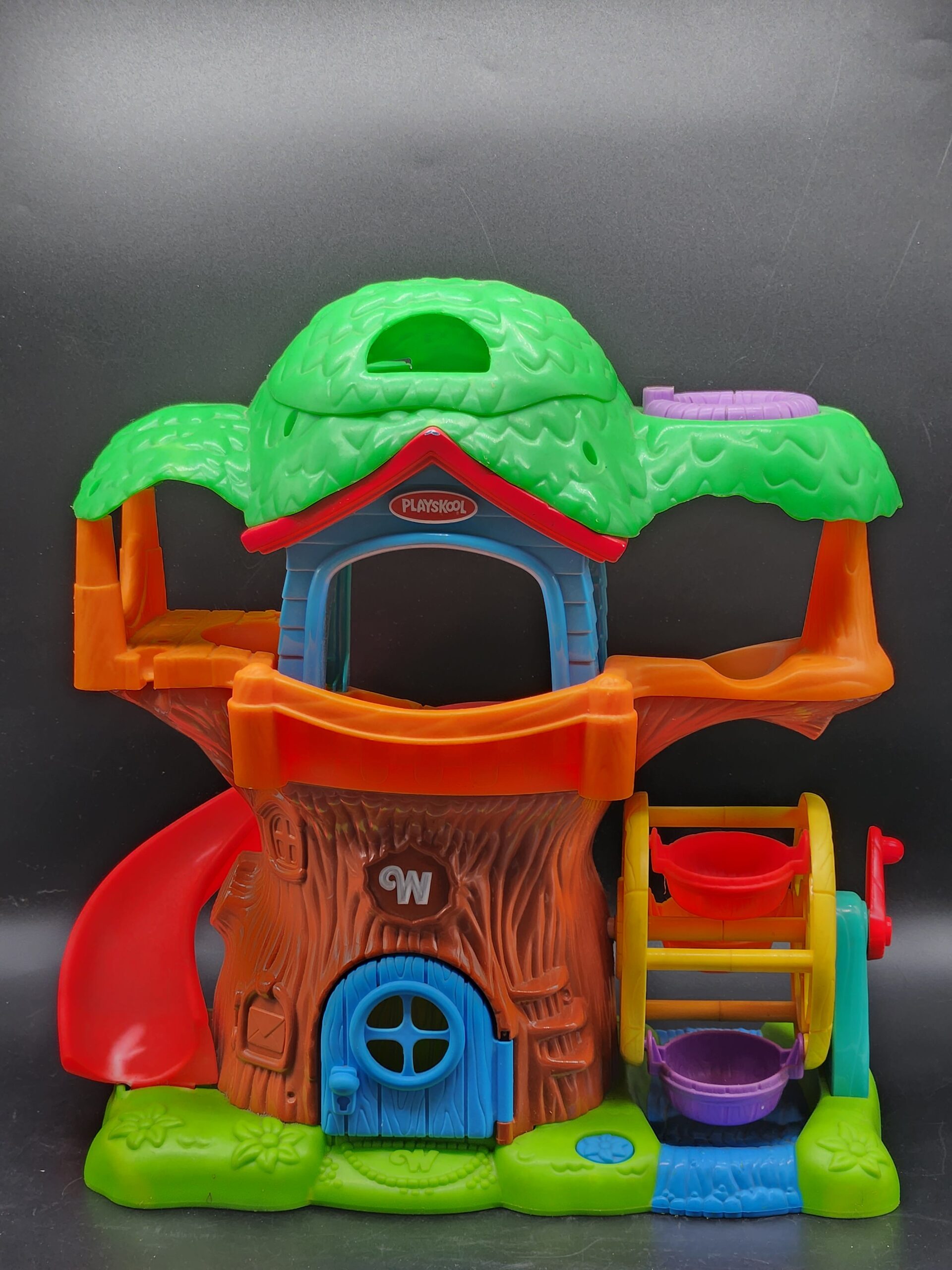 Playskool Weebles Wobbles Musical Tree House 2004 Ferris Wheel Slide