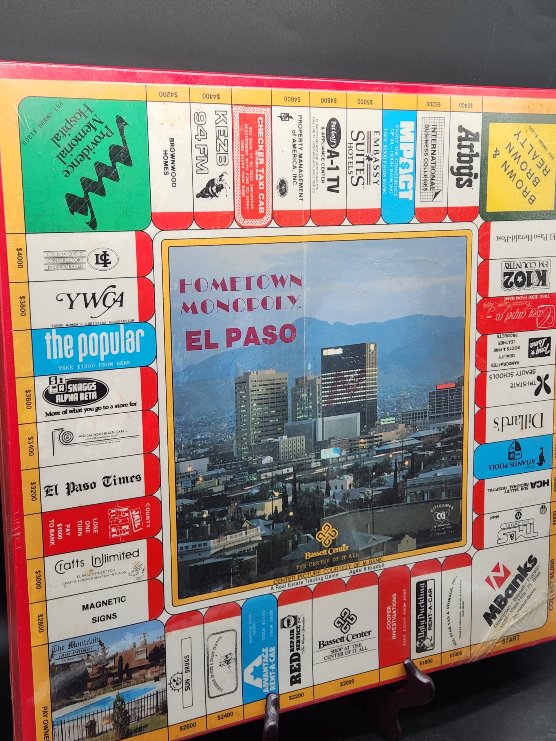1986 El Paso Texas Hometown Monopoly Sealed Board Game - Image 3