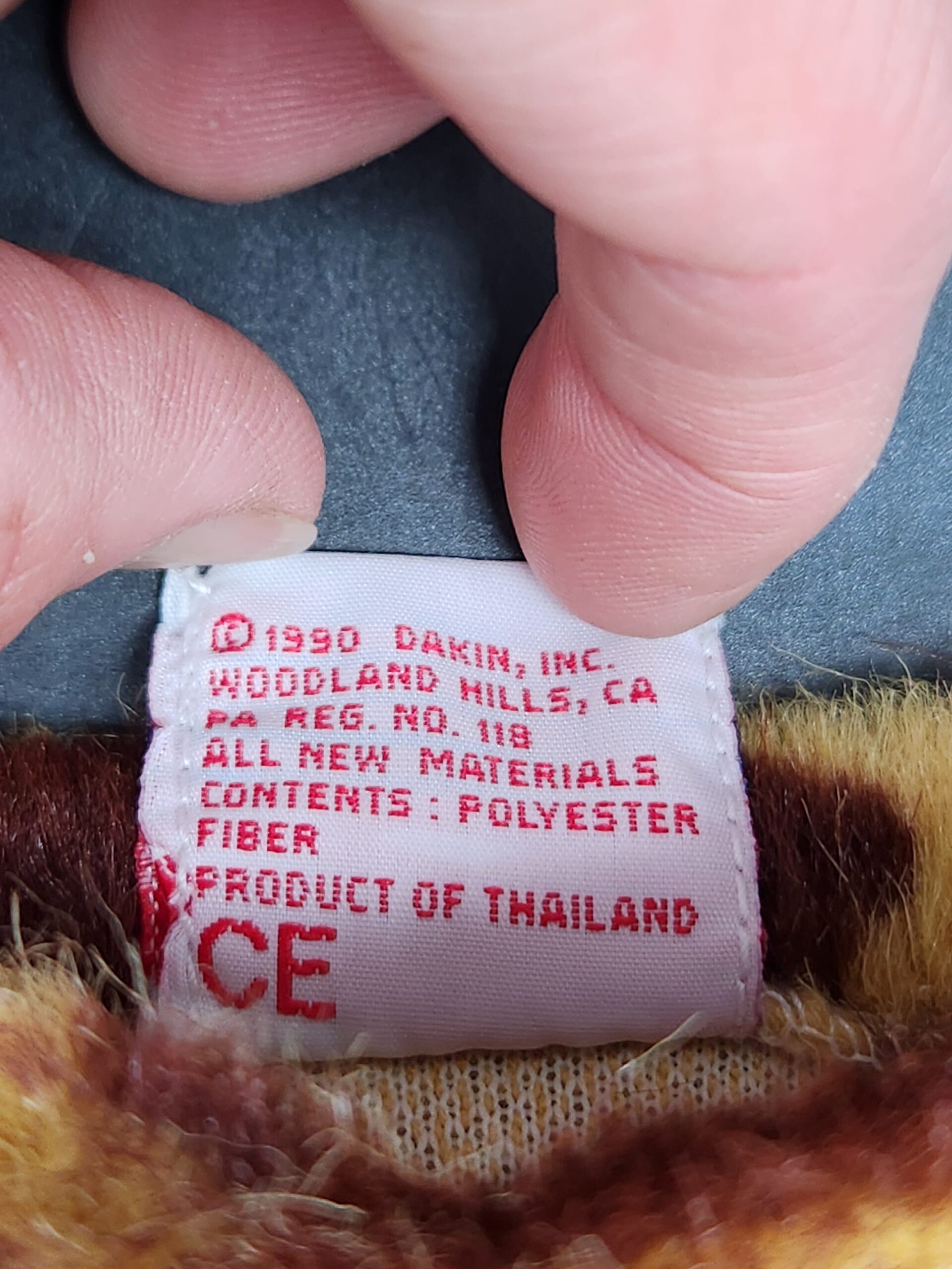 1990 Dakin Giraffe Hand Puppet - Image 8