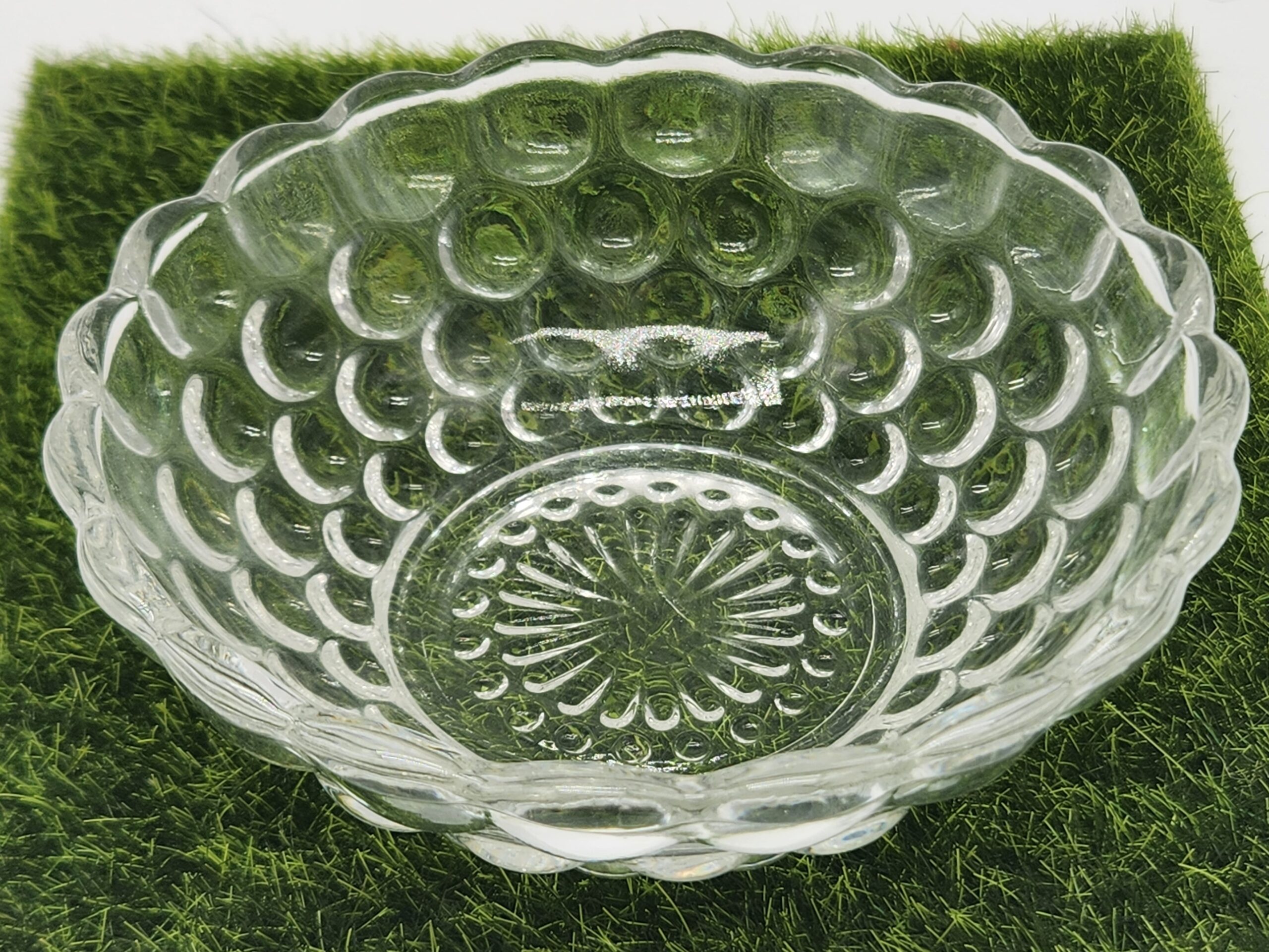 Anchor Hocking Bubble Glass Vintage Desert Bowl - Image 2