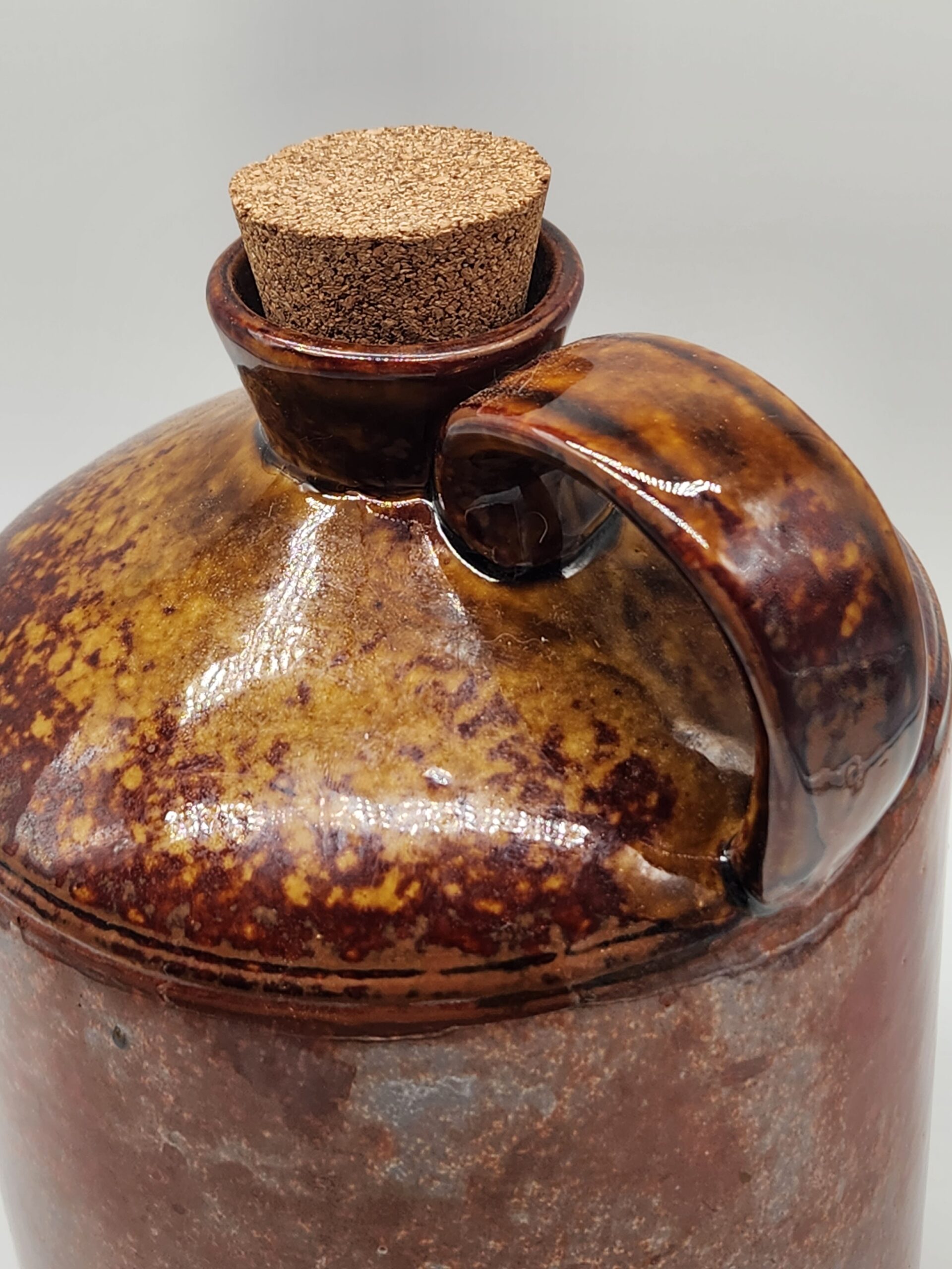 Glazed Stoneware Jug w/ Embossed Rooster - Country Clutter - Cottage Core – Farmhouse - Image 3