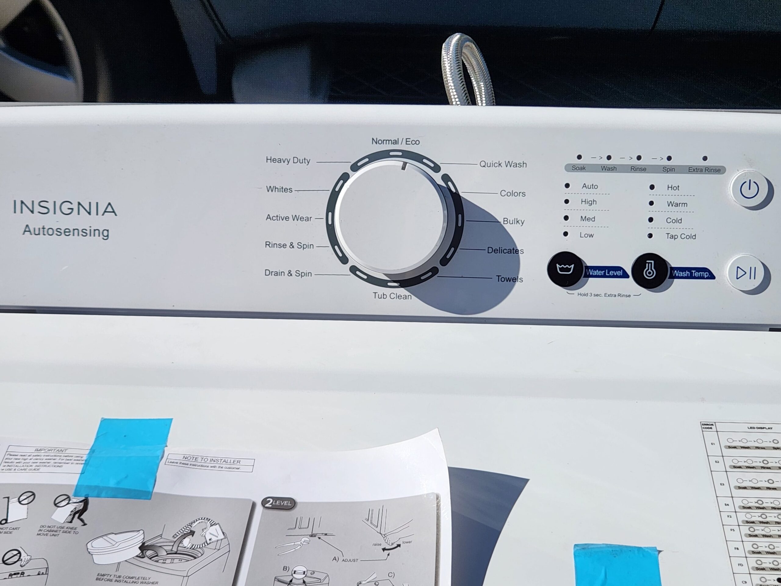 Insignia 3.7 Cu. Ft. Top Load Agitated Clothes Washing Machine - Image 4