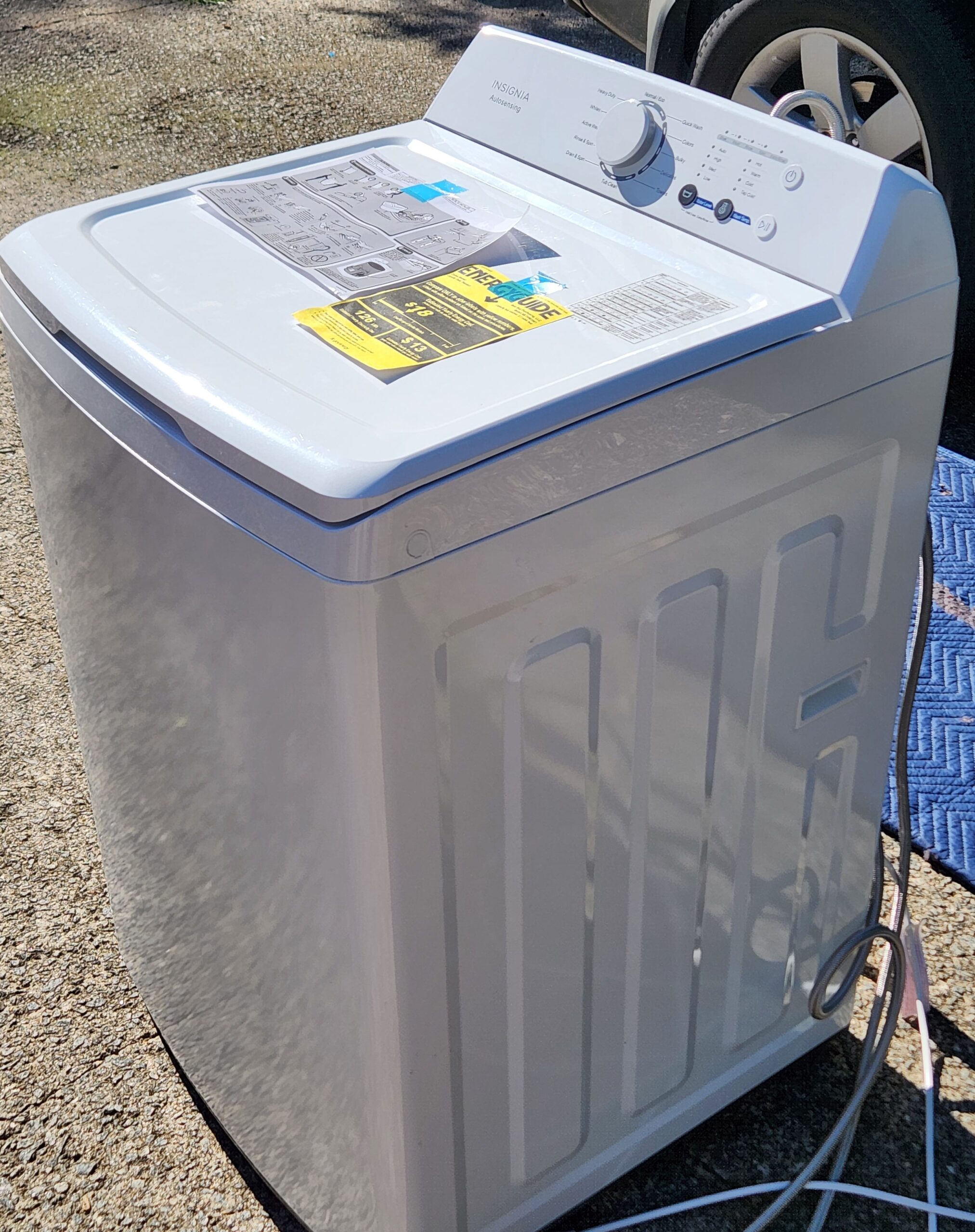Insignia 3.7 Cu. Ft. Top Load Agitated Clothes Washing Machine - Image 5