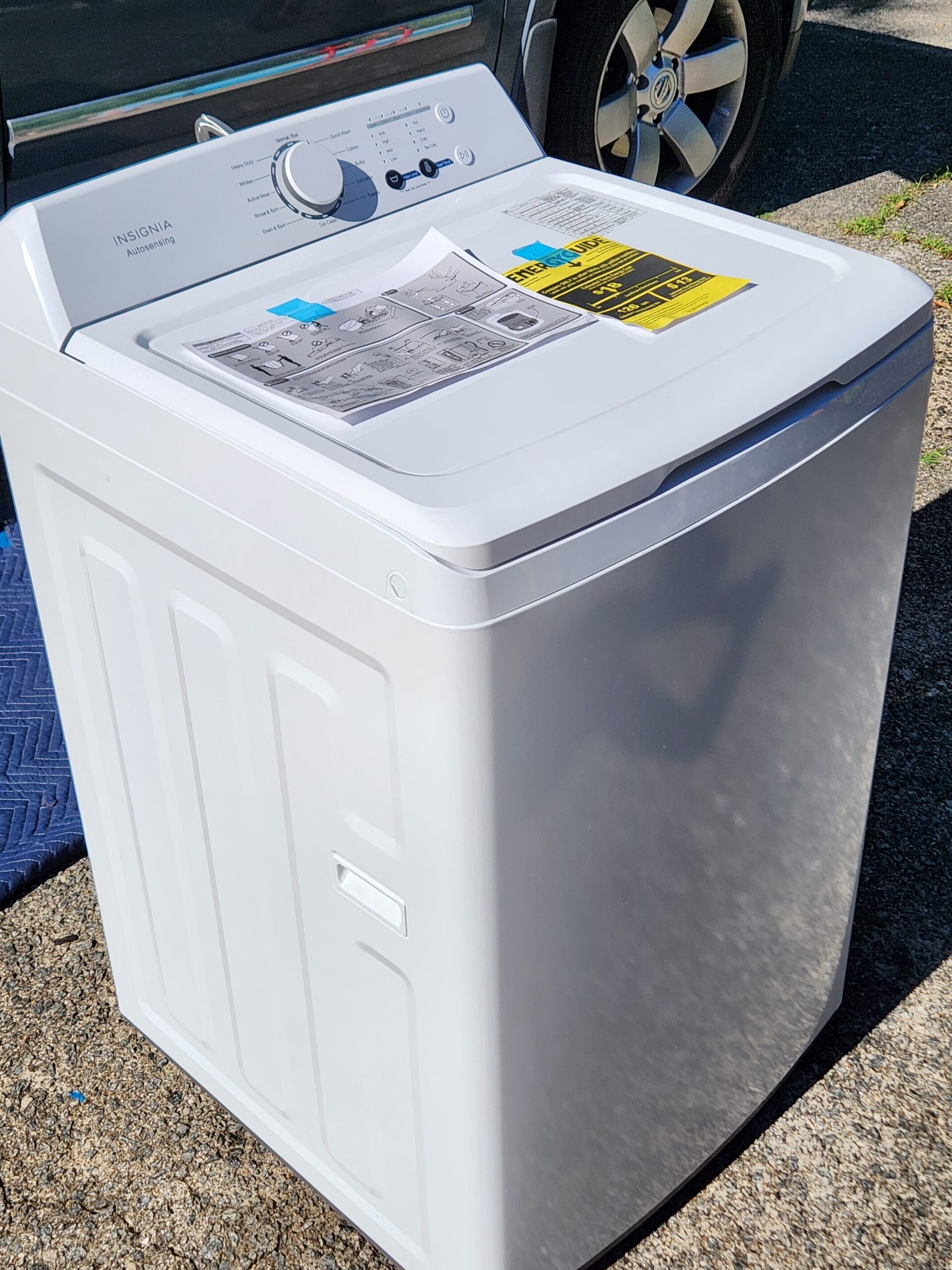 Insignia 3.7 Cu. Ft. Top Load Agitated Clothes Washing Machine - Image 6