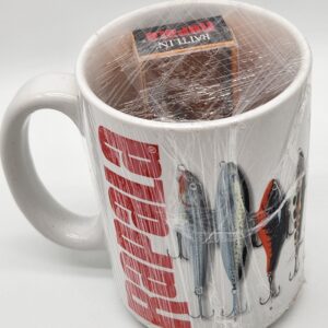 Vintage 1994 RAPALA Fishing Lure Ceramic Mug New w/ Rattlin' Deep Dive Lure