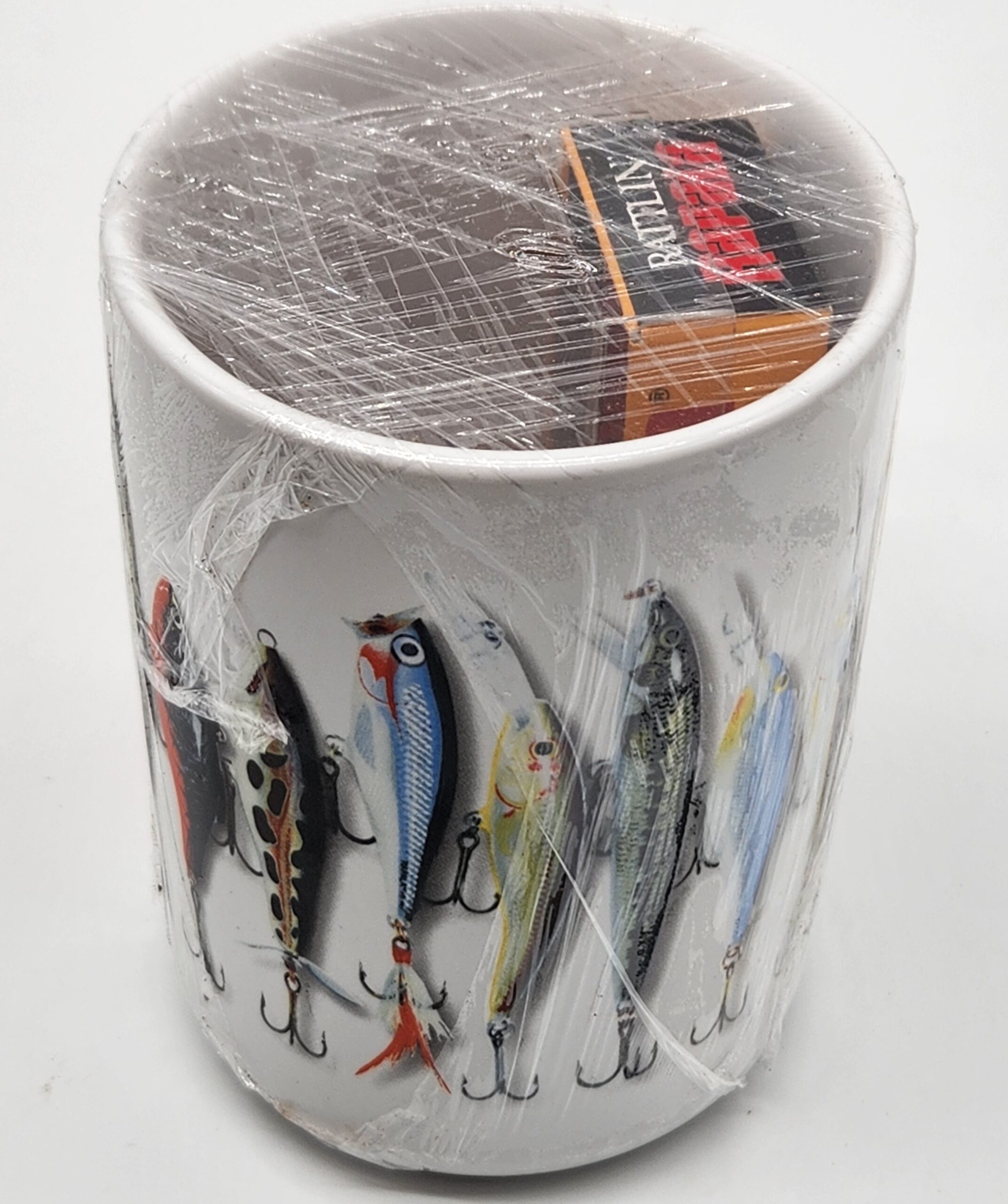 Vintage 1994 RAPALA Fishing Lure Ceramic Mug New w/ Rattlin' Deep Dive Lure - Image 4