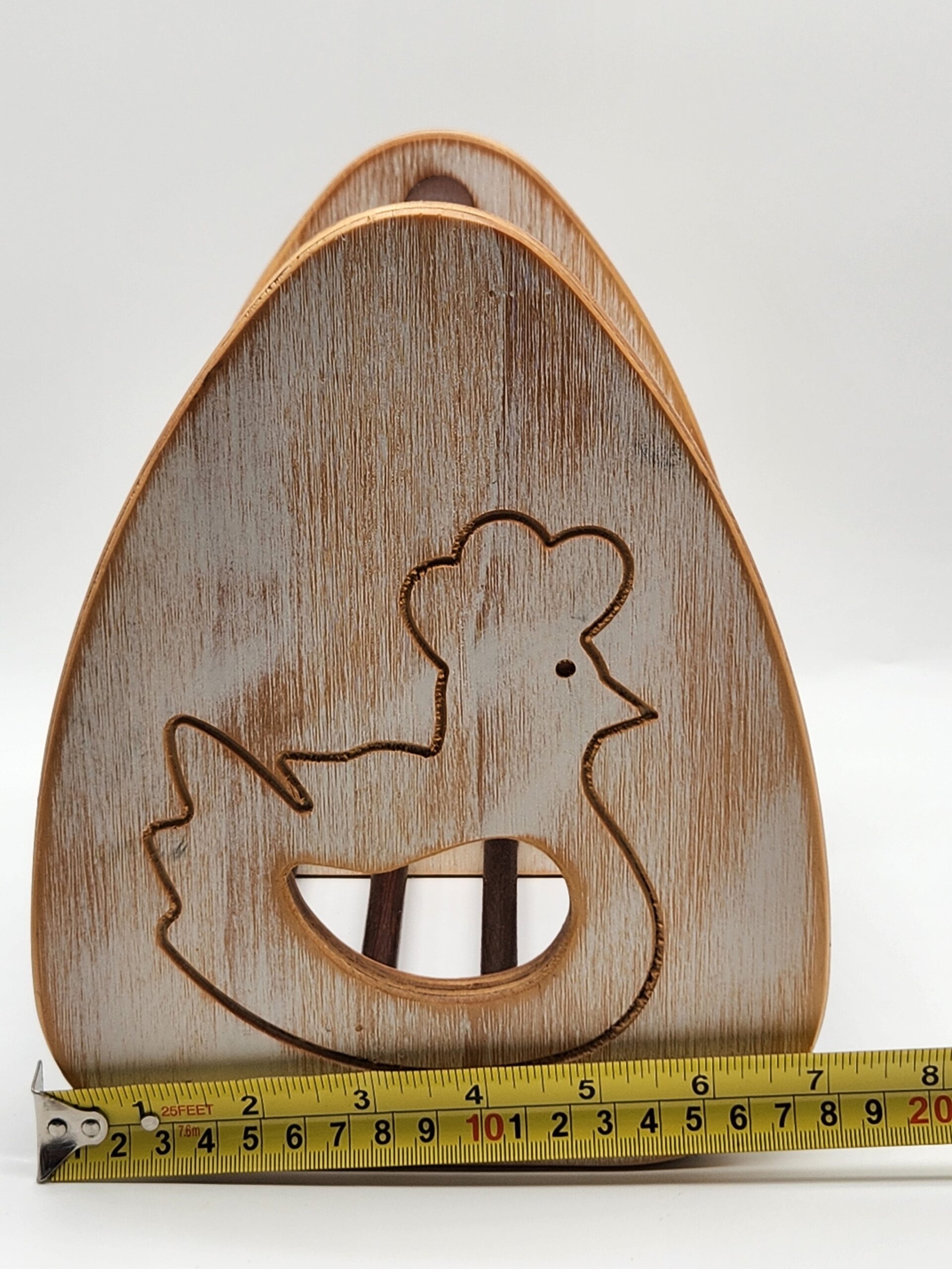 Vintage Wooden Napkin Holder - Chicken - Cottagecore - Farmhouse Country - Image 6