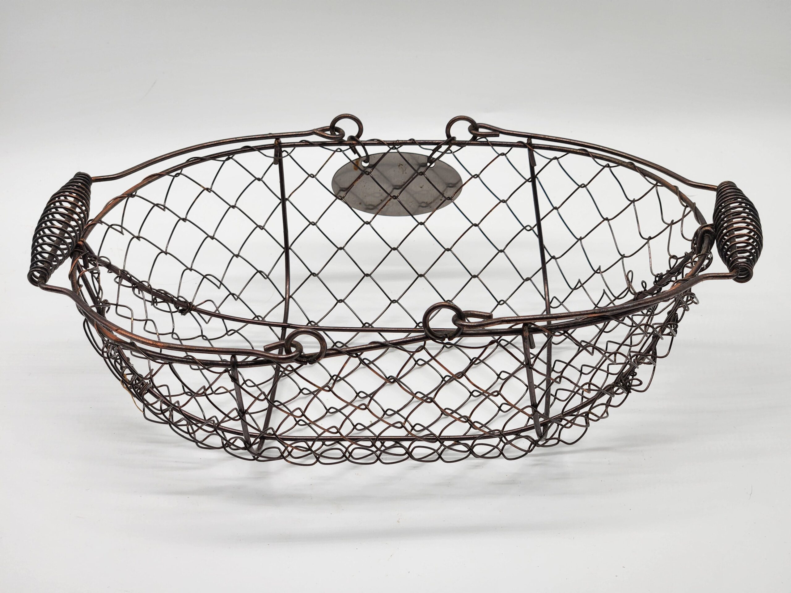 VTG Purina Poultry Feed Iron Wire Egg Basket - Image 5