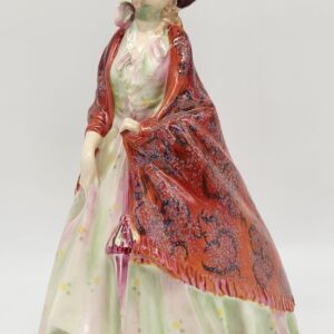1930s Royal Doulton Porcelain Figurine - "Paisley Shawl" – HN1392