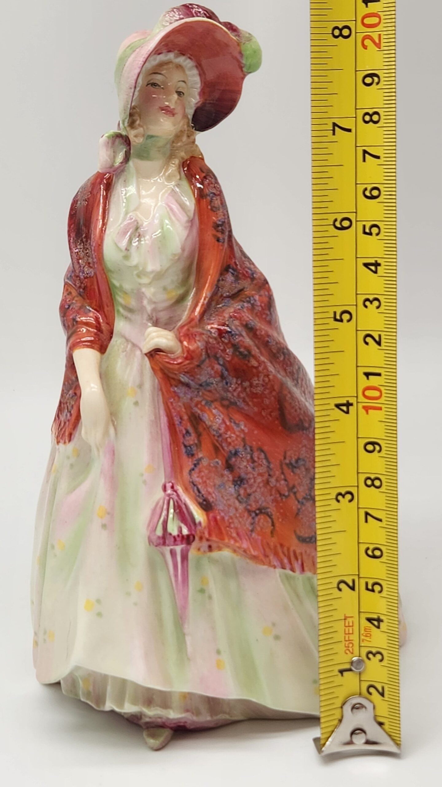 1930s Royal Doulton Porcelain Figurine - "Paisley Shawl" – HN1392 - Image 8
