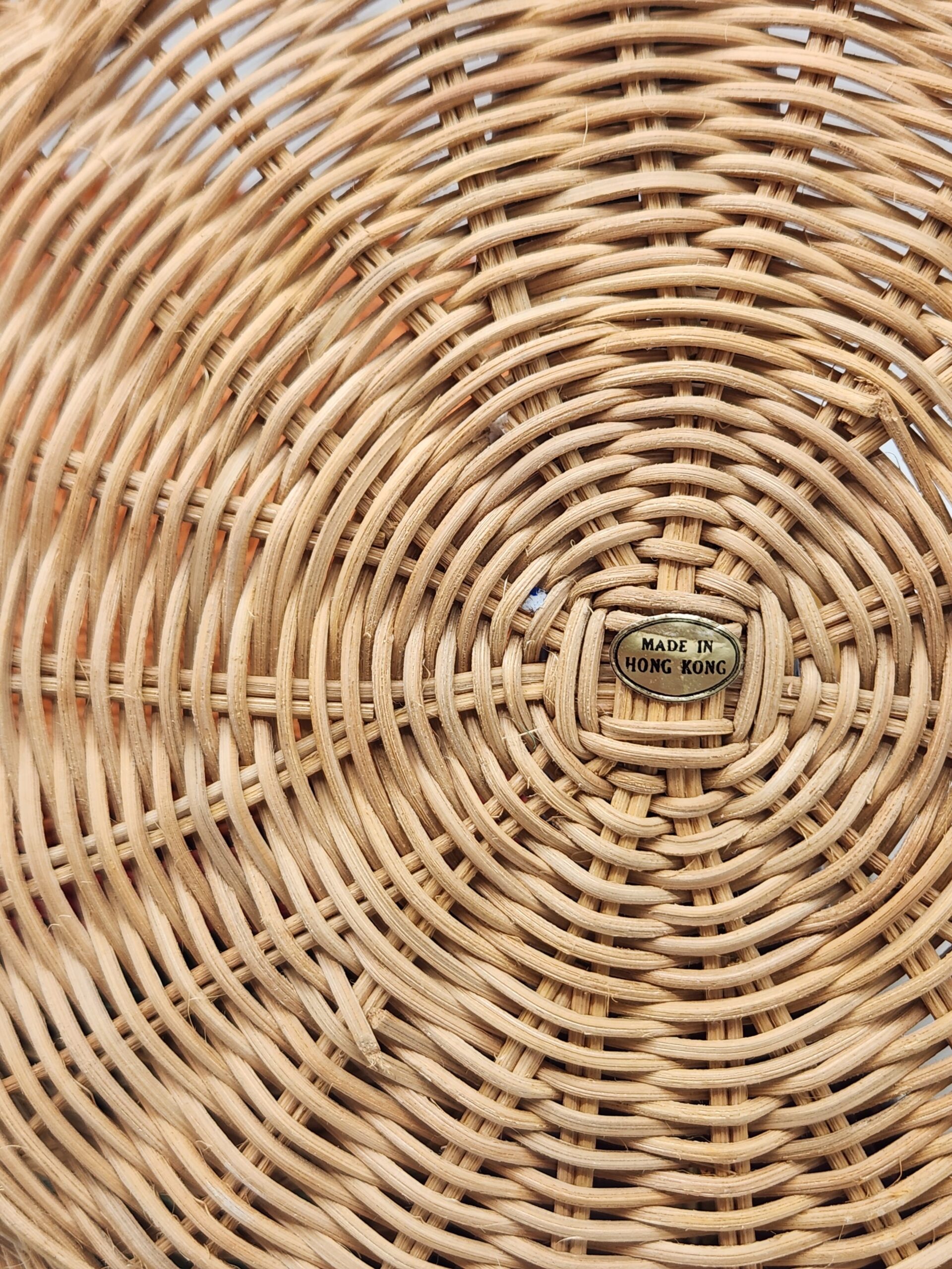Vintage Woven Wicker Paper Plate Holders - Set of 10 - Image 5