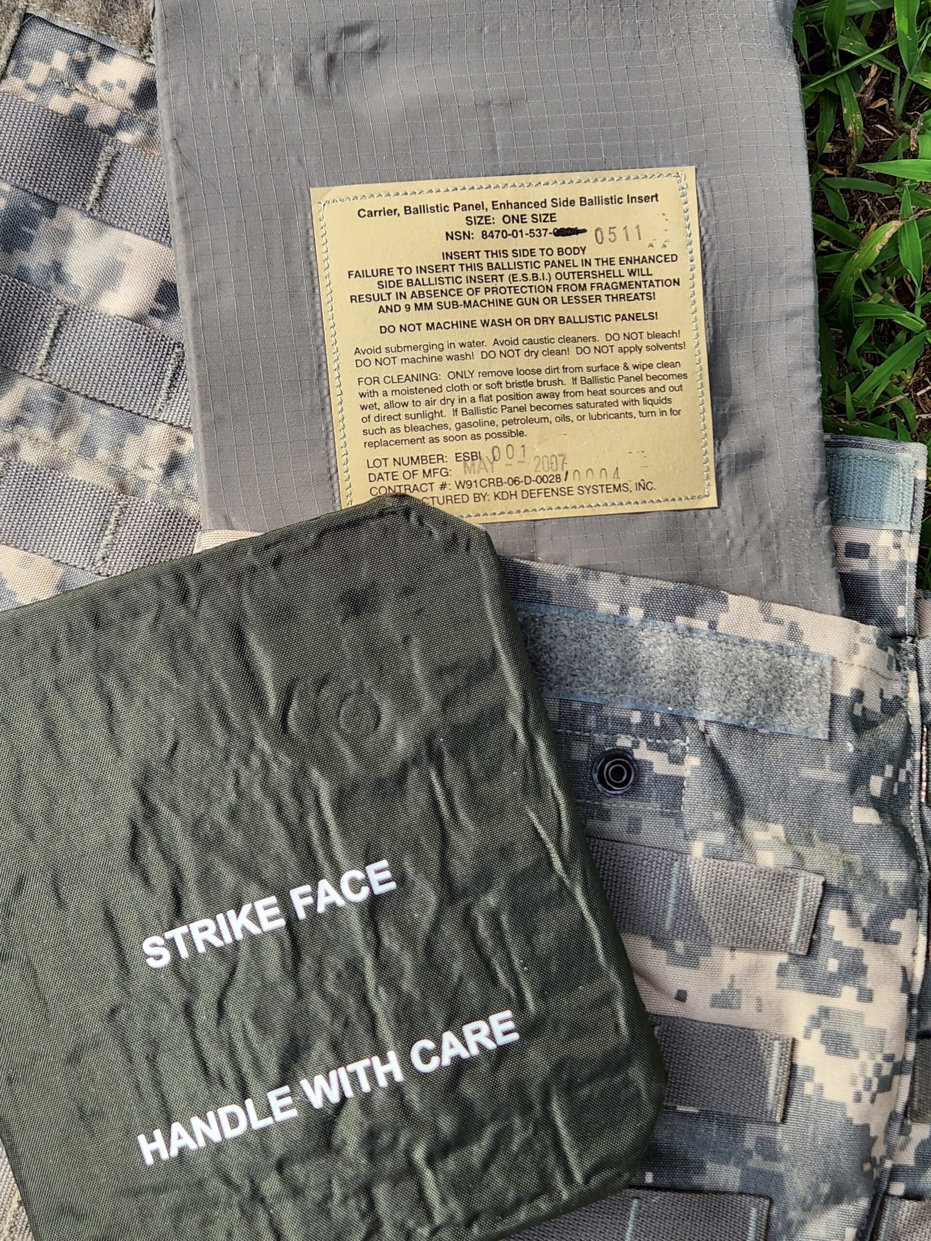 Point Blank Interceptor Body Armor (IBA) Plate Carrier (UCP) WITH 7.62 Plates & MORE – XXL - Image 6