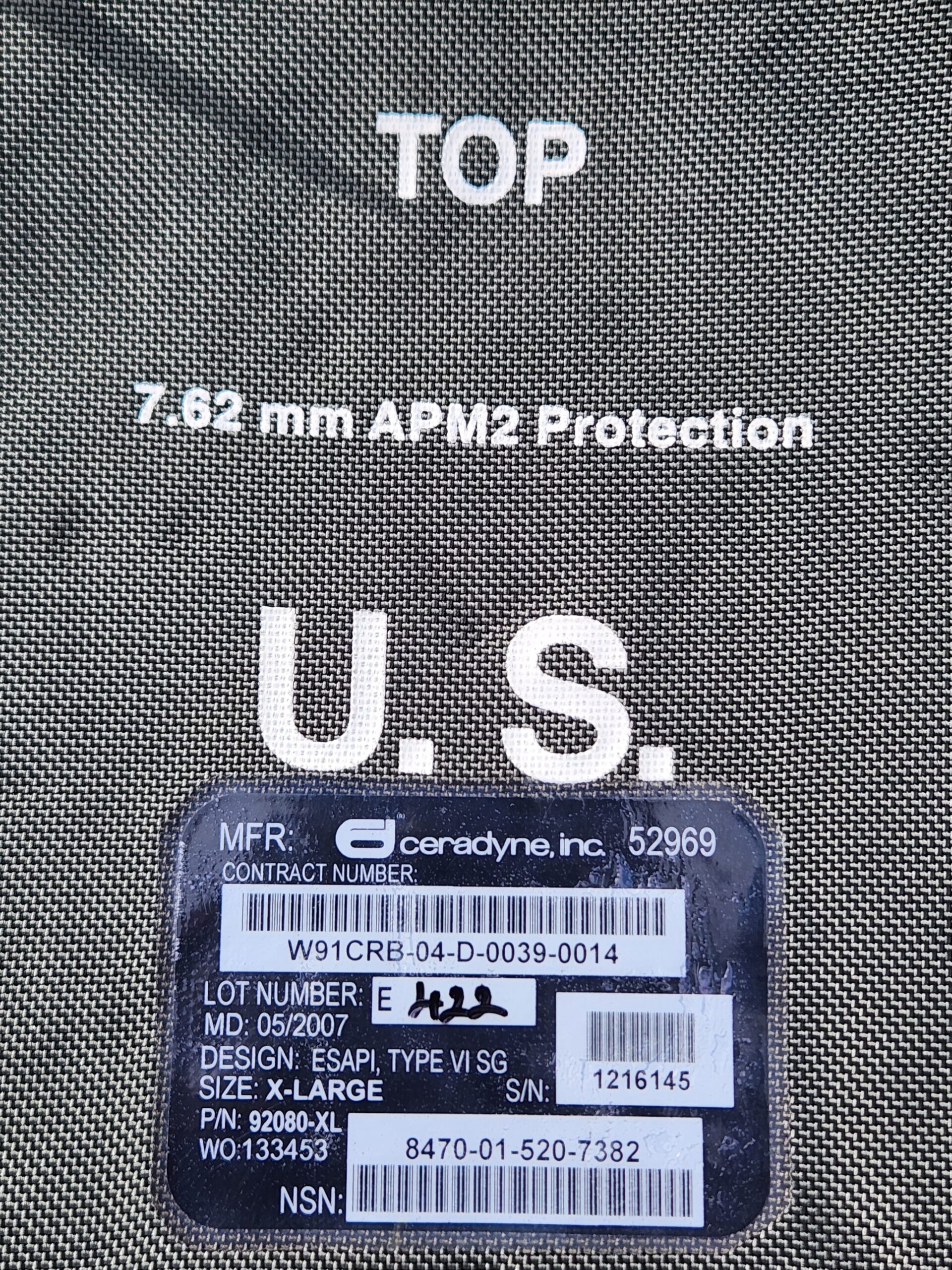 Point Blank Interceptor Body Armor (IBA) Plate Carrier (UCP) WITH 7.62 Plates & MORE – XXL - Image 9