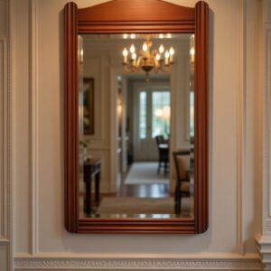 Vintage Pennsylvania House Traditional Solid Cherry Wall Mirror - 17.5" x 27.5"