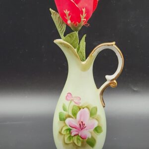1950s-60s Orleans Pitcher Vase Hand-Painted in Japan