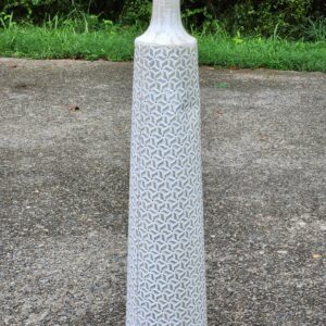 36" Patterned Modern Bottle Floor Vase