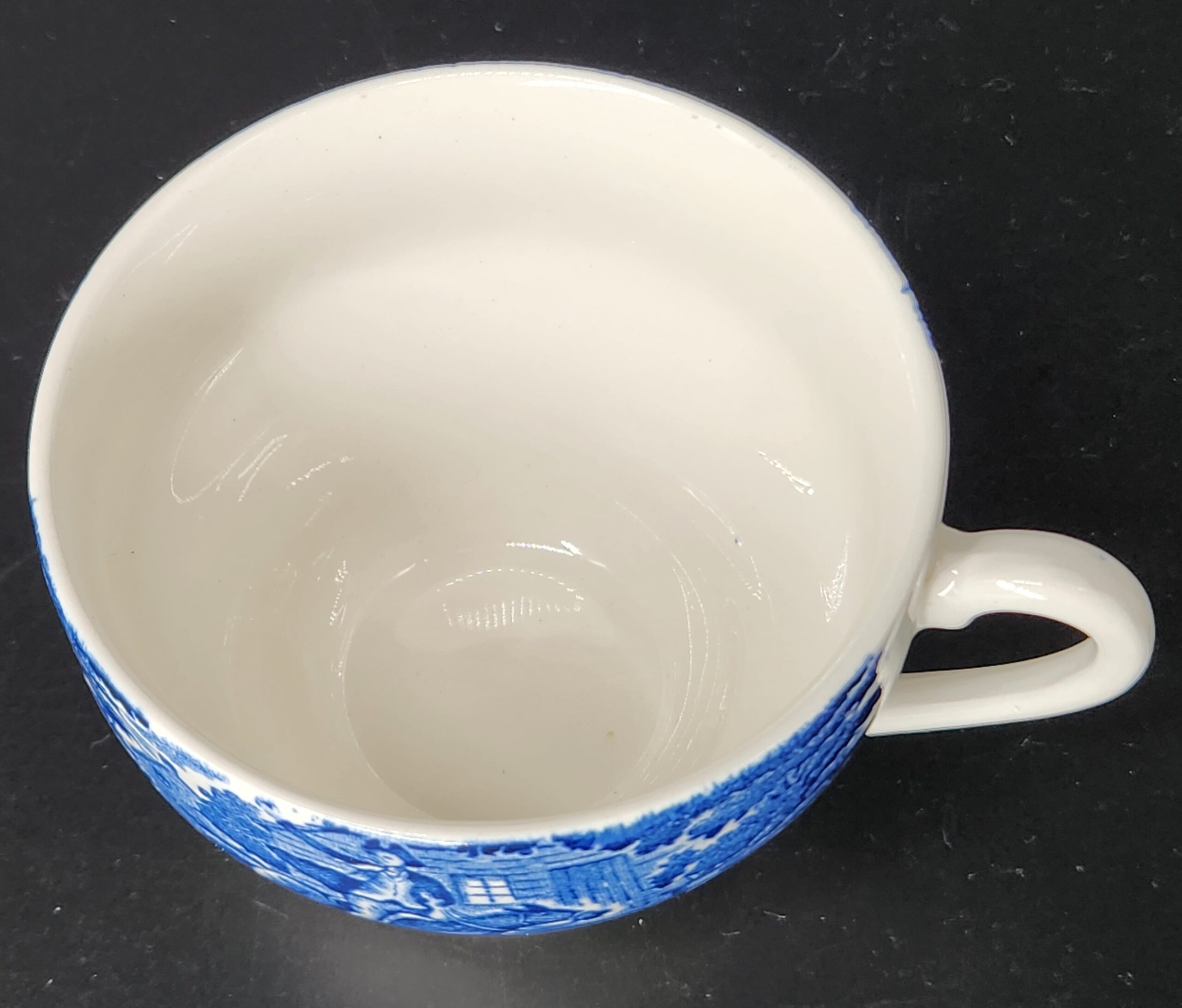 1970s Staffordshire Liberty Blue "Paul Revere" English Pattern Teacup - Image 5