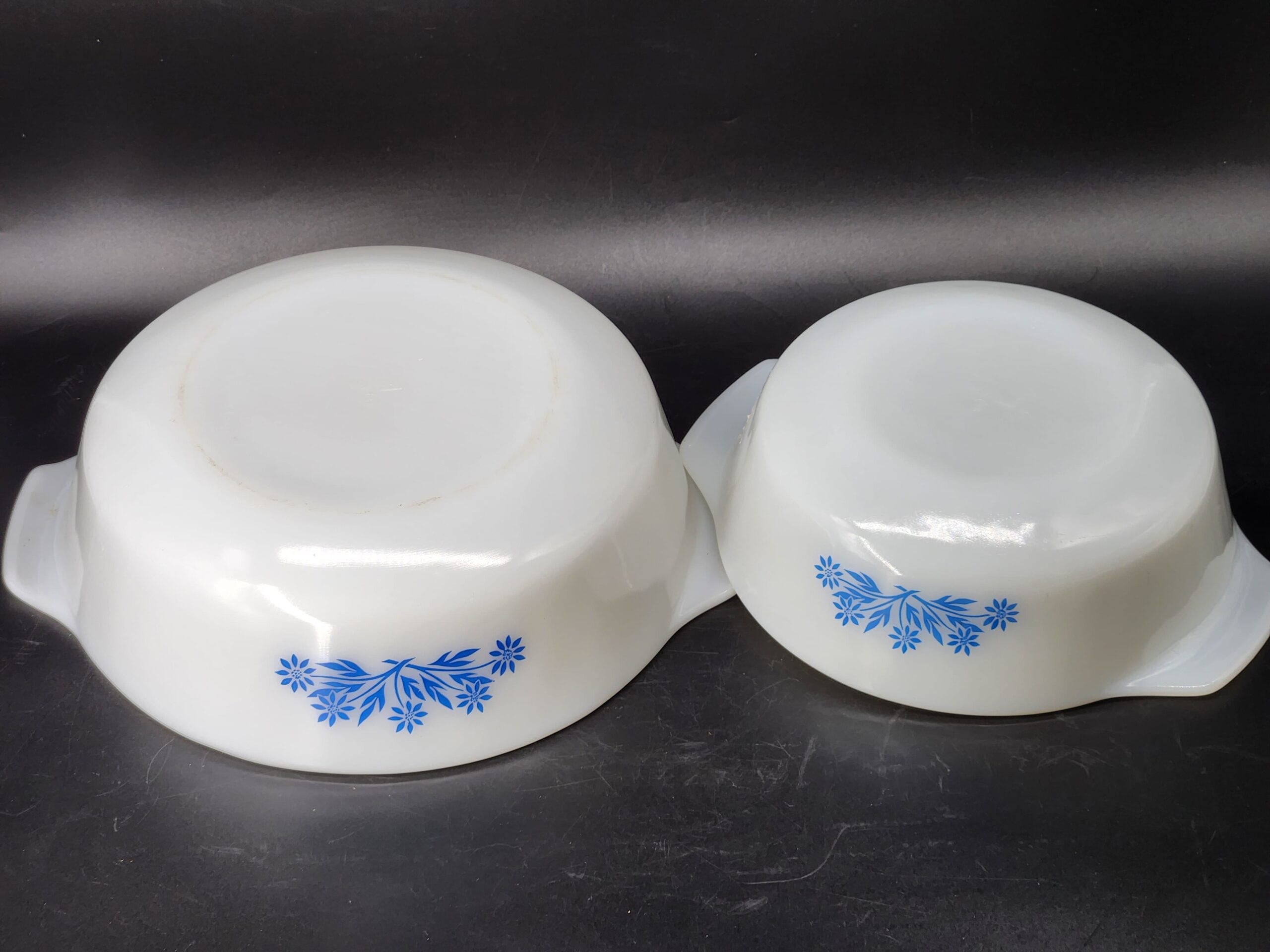 Anchor Hocking Fire King Blue Cornflower Casserole Dishes - Image 7