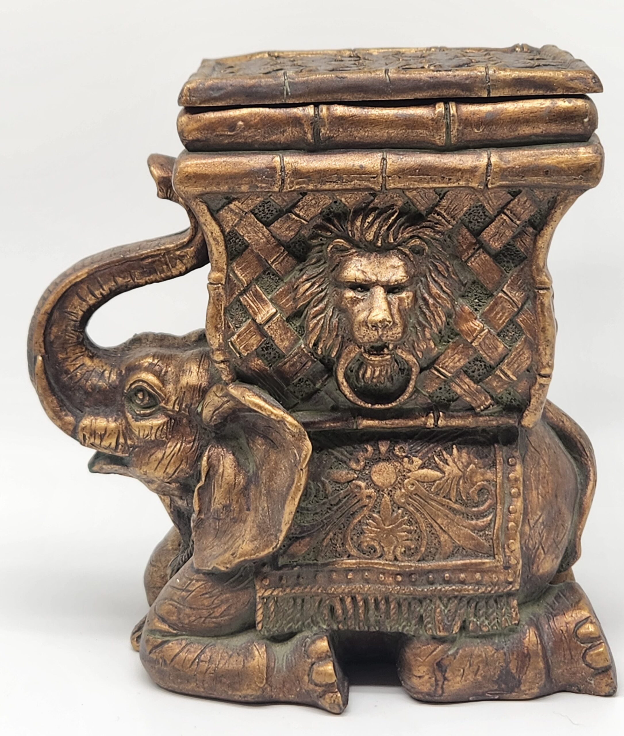 Hollywood Regency-Style Elephant Cachepot - Image 4