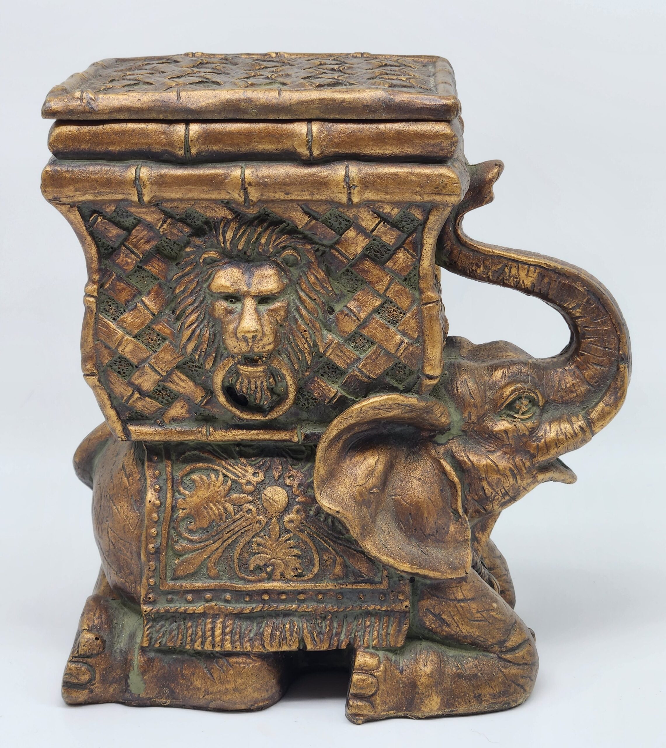 Hollywood Regency-Style Elephant Cachepot - Image 5