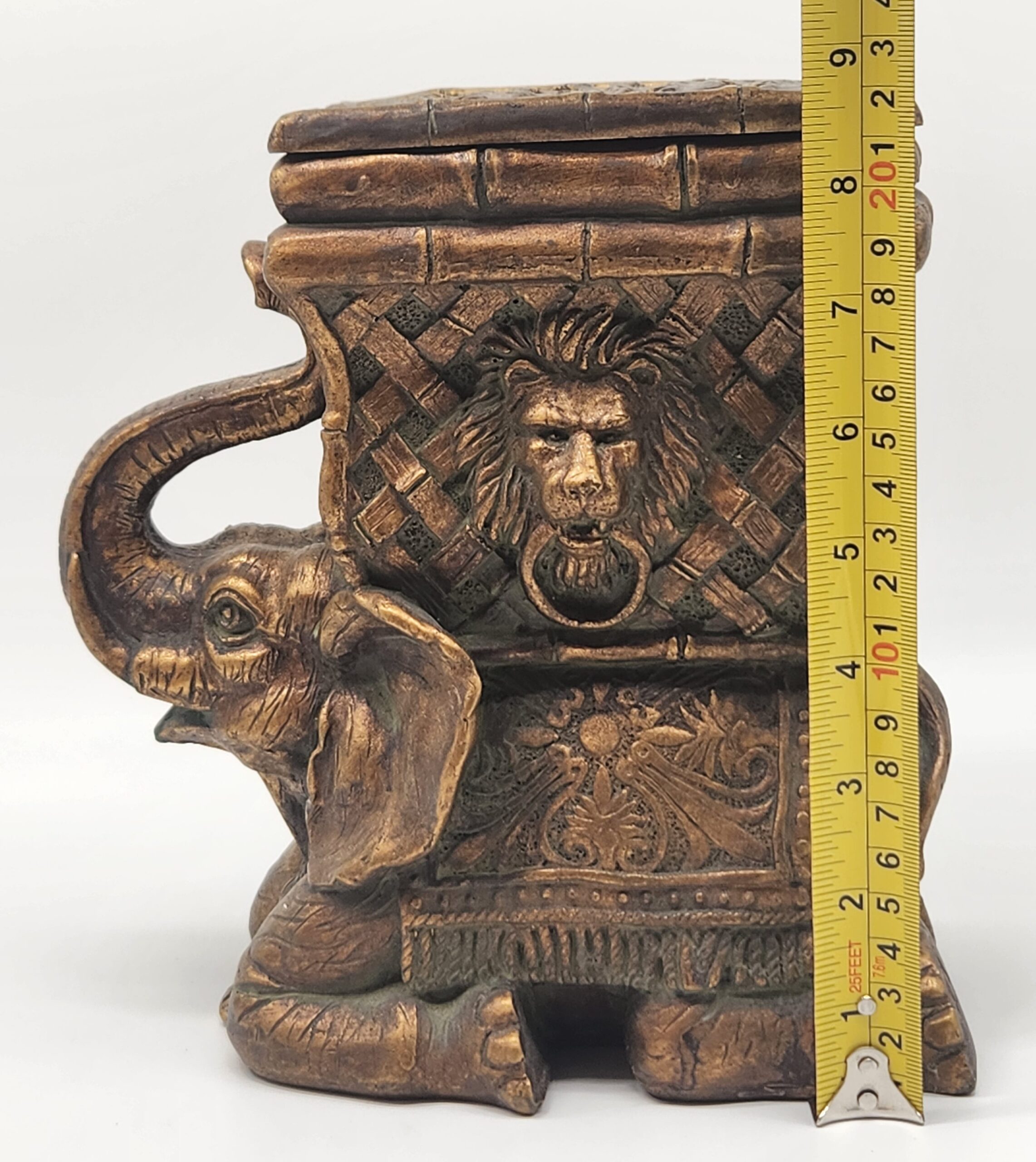 Hollywood Regency-Style Elephant Cachepot - Image 8