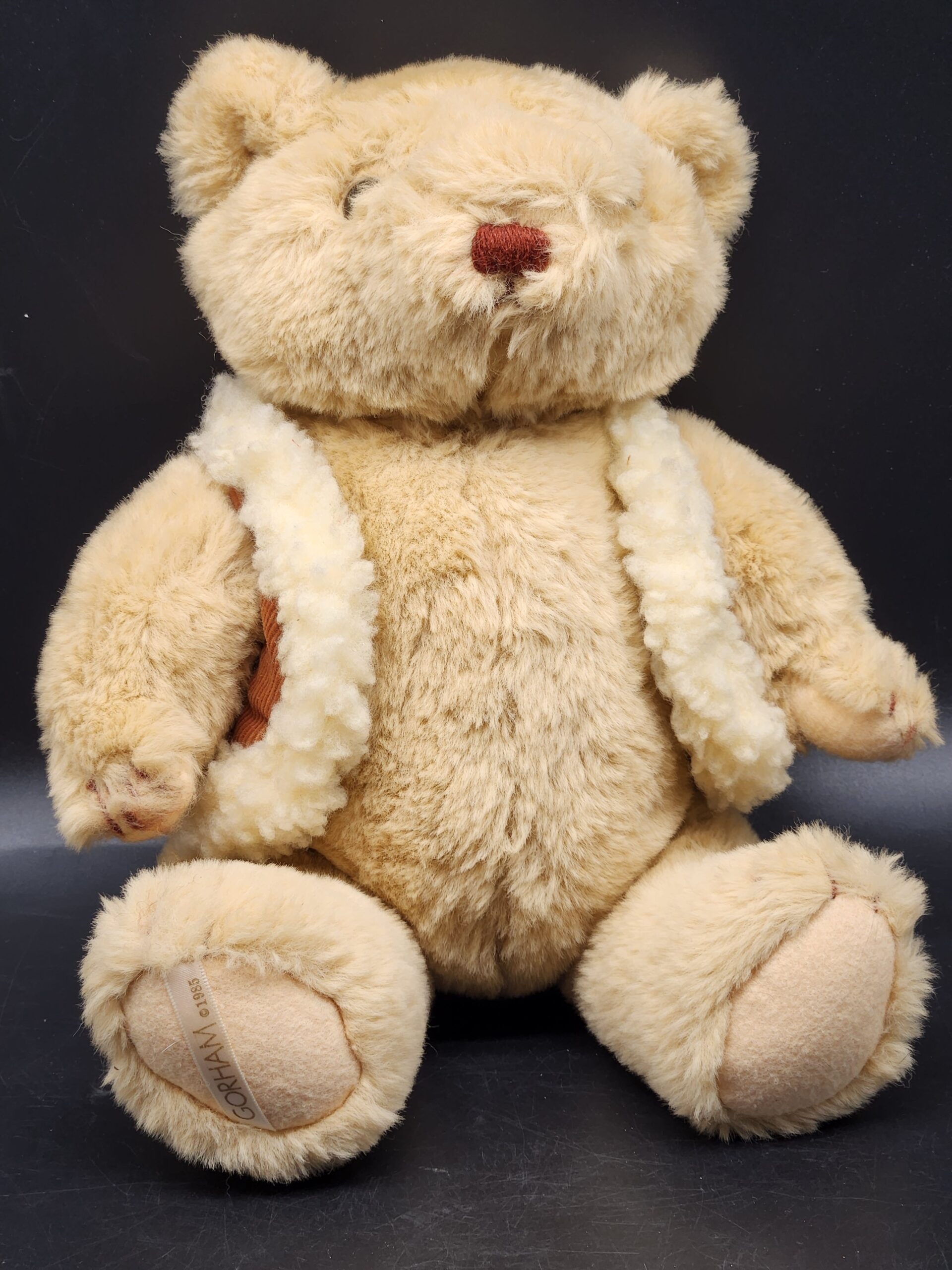 1985 Gorham "Ricky Rodeobear" Vintage Western Teddy Bear - Image 5