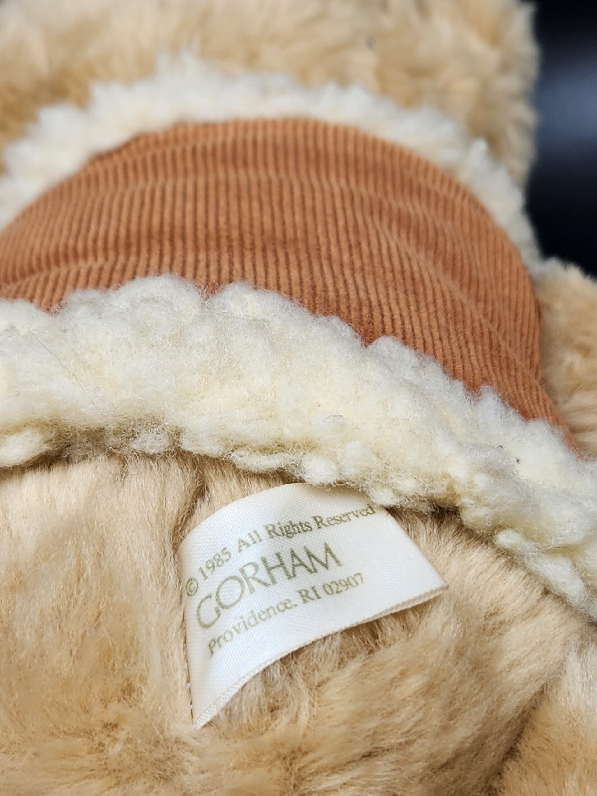 1985 Gorham "Ricky Rodeobear" Vintage Western Teddy Bear - Image 8