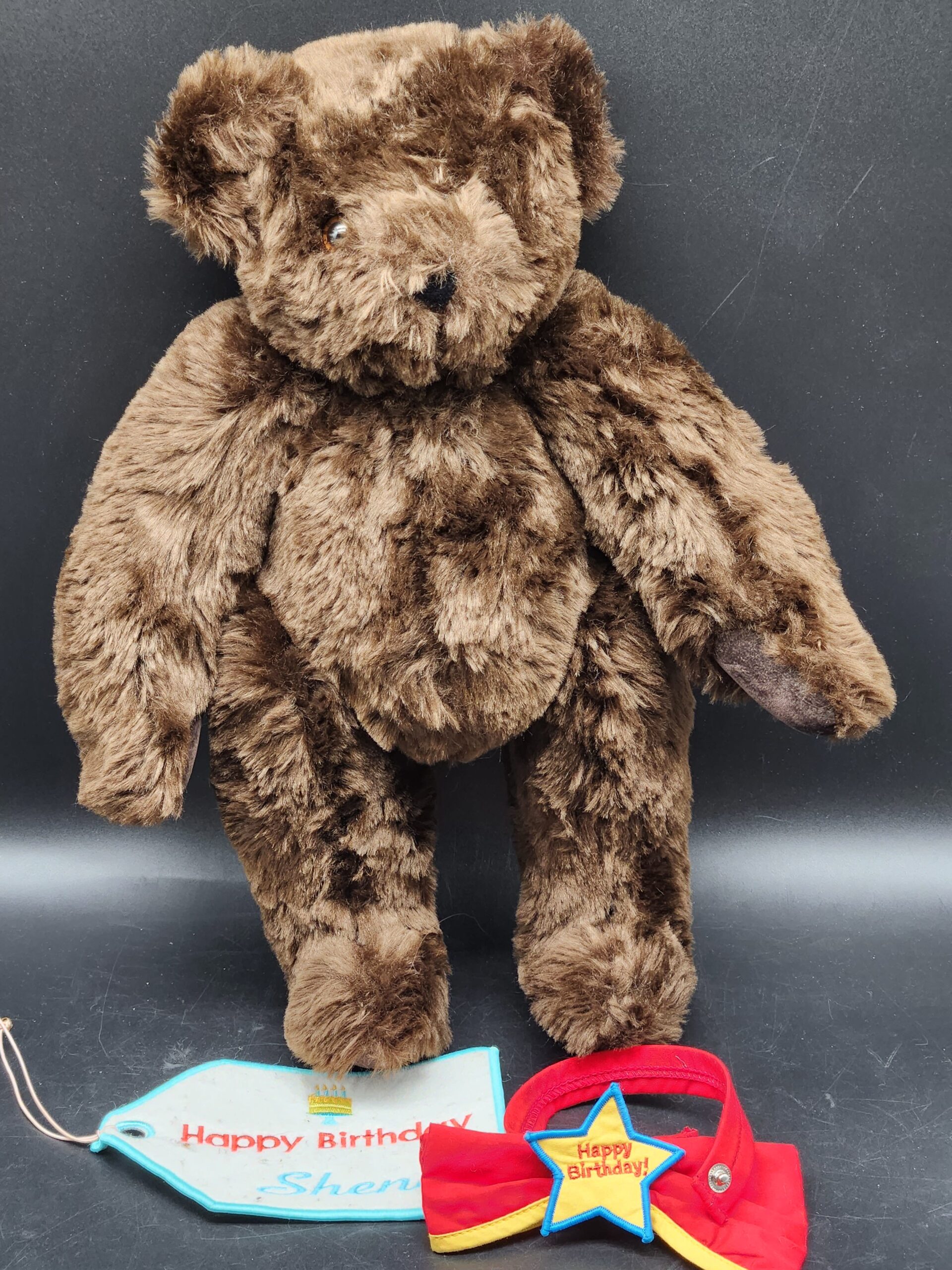 Vermont Teddy Bear Authentic 15” Handmade In Vermont Jointed Vintage - Image 3