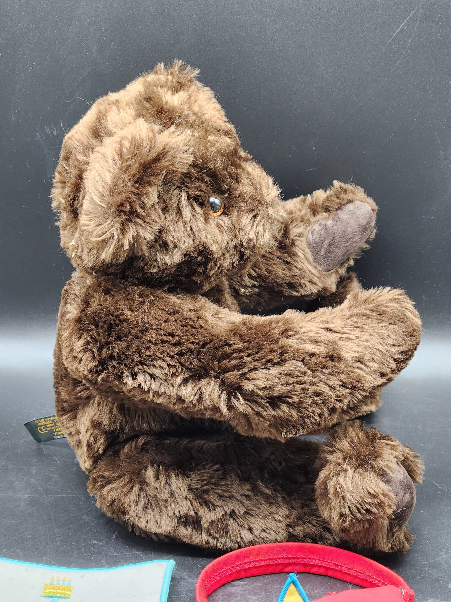 Vermont Teddy Bear Authentic 15” Handmade In Vermont Jointed Vintage - Image 7