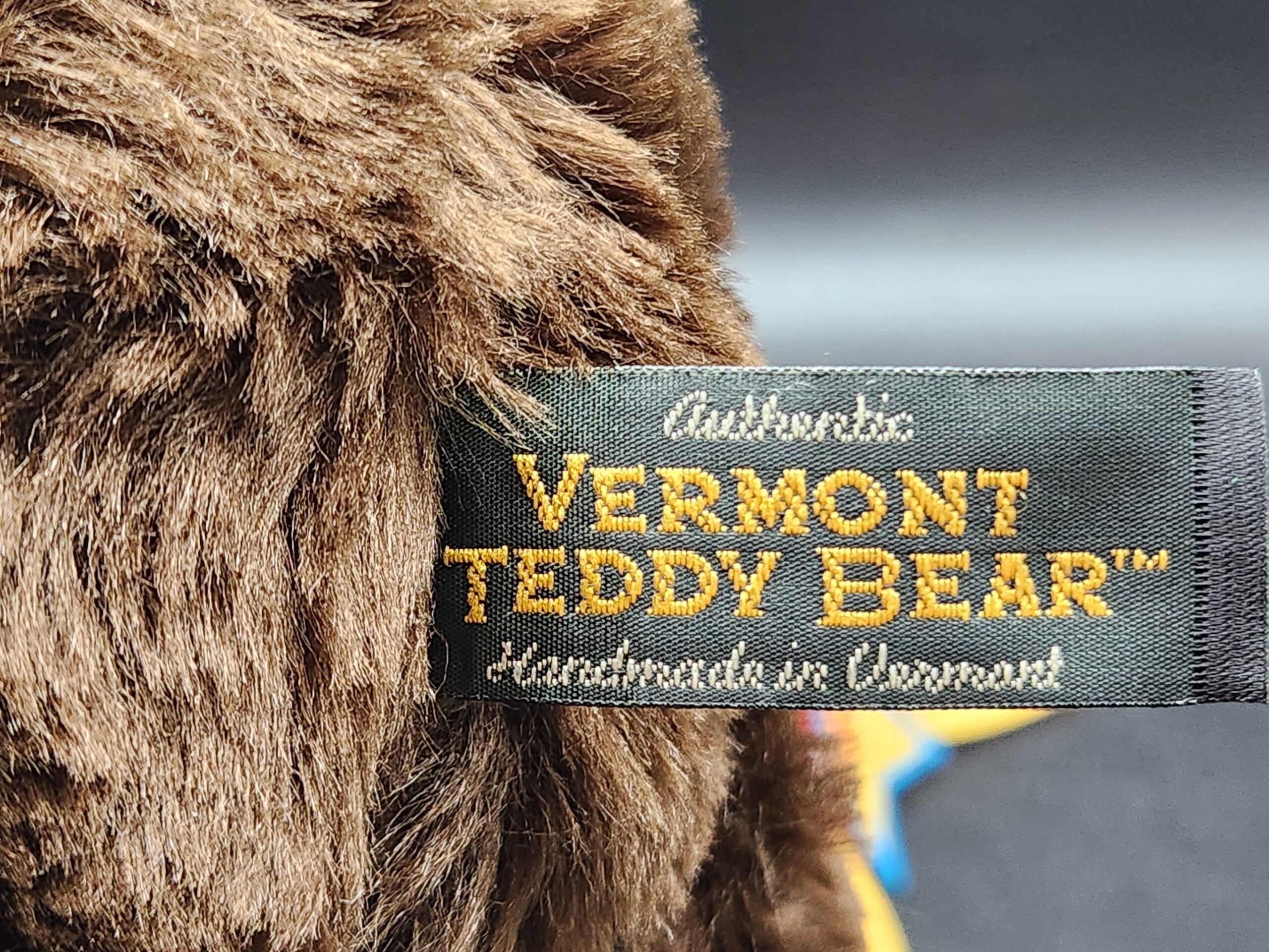 Vermont Teddy Bear Authentic 15” Handmade In Vermont Jointed Vintage - Image 8