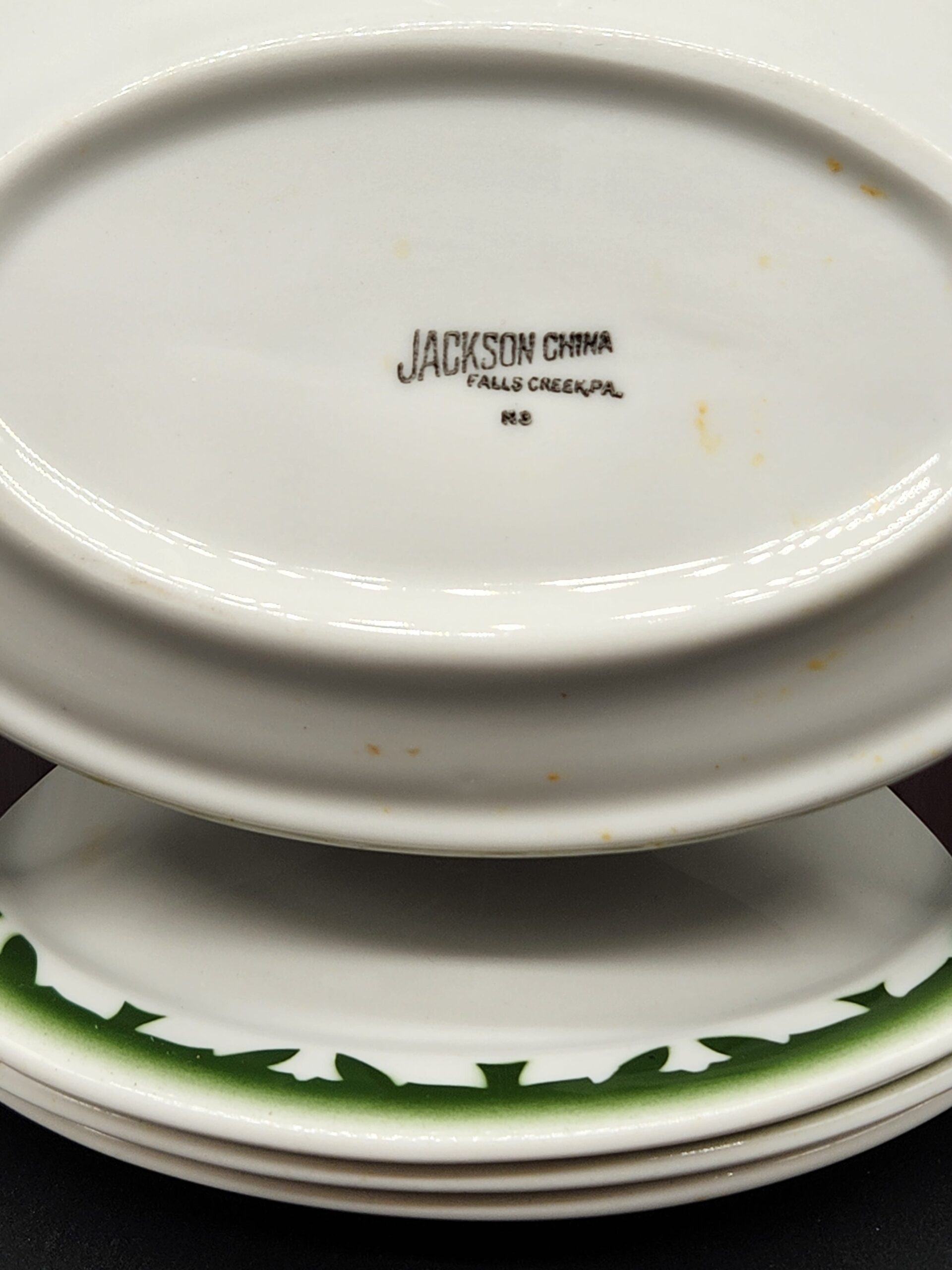 Vintage Jackson China Restaurant Ware Oval Mini-Platters - Set of 4 - Image 3