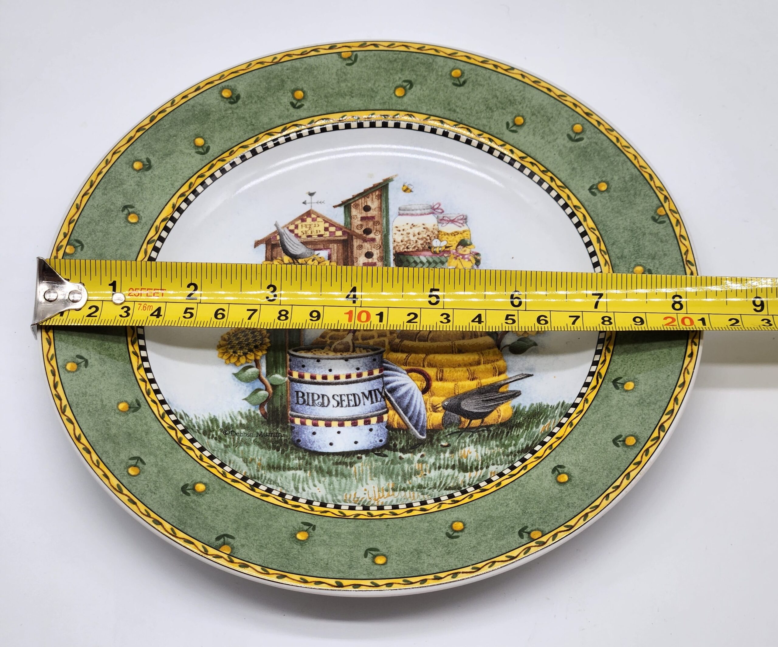 Sakura Stoneware "Garden Vignette" Collection Salad Plates - Image 9
