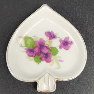 1946-1955 Vintage Mid-Century Lefton Heart-Shaped Trinket Dish Ashtray