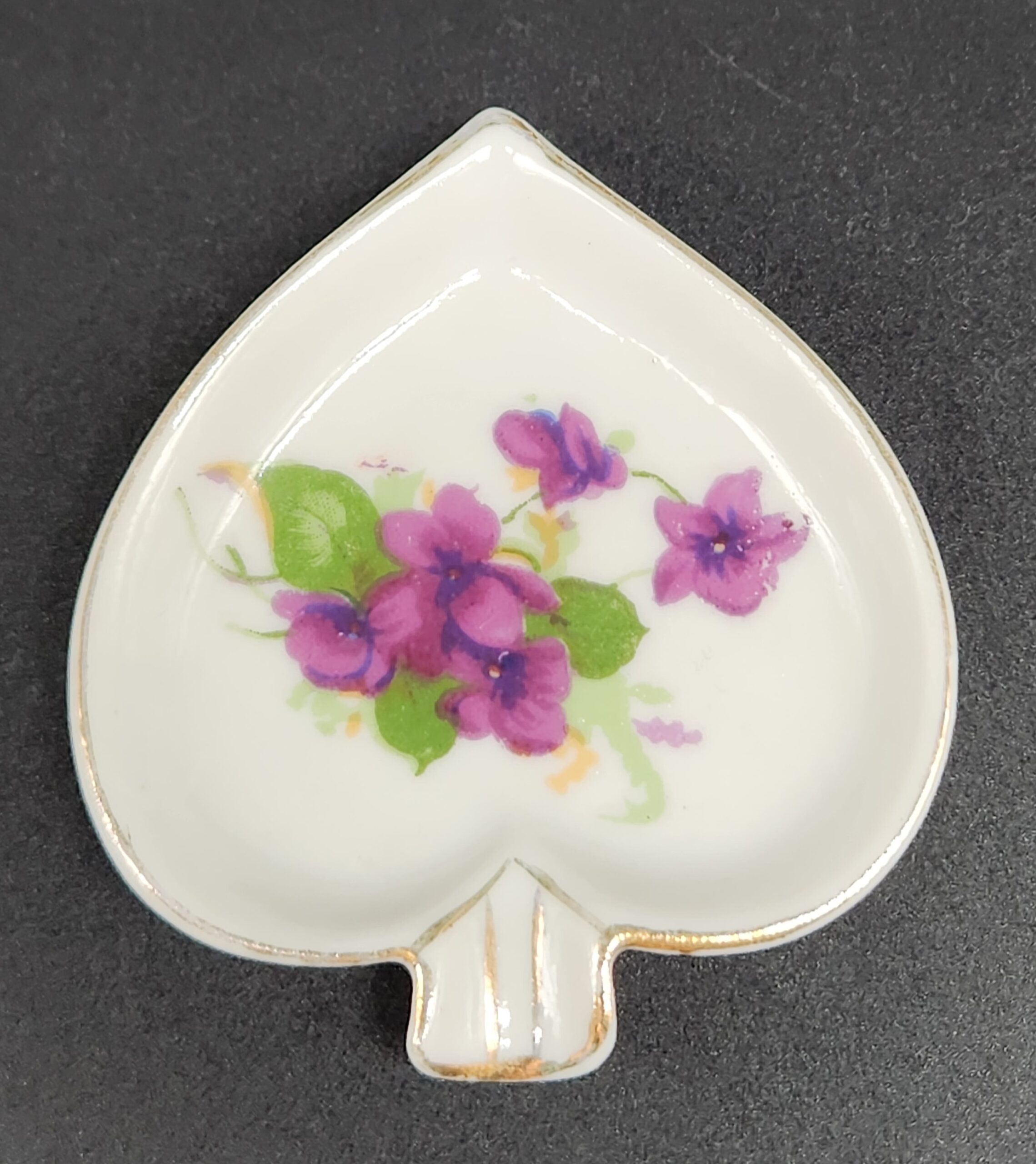 1946-1955 Vintage Mid-Century Lefton Heart-Shaped Trinket Dish Ashtray