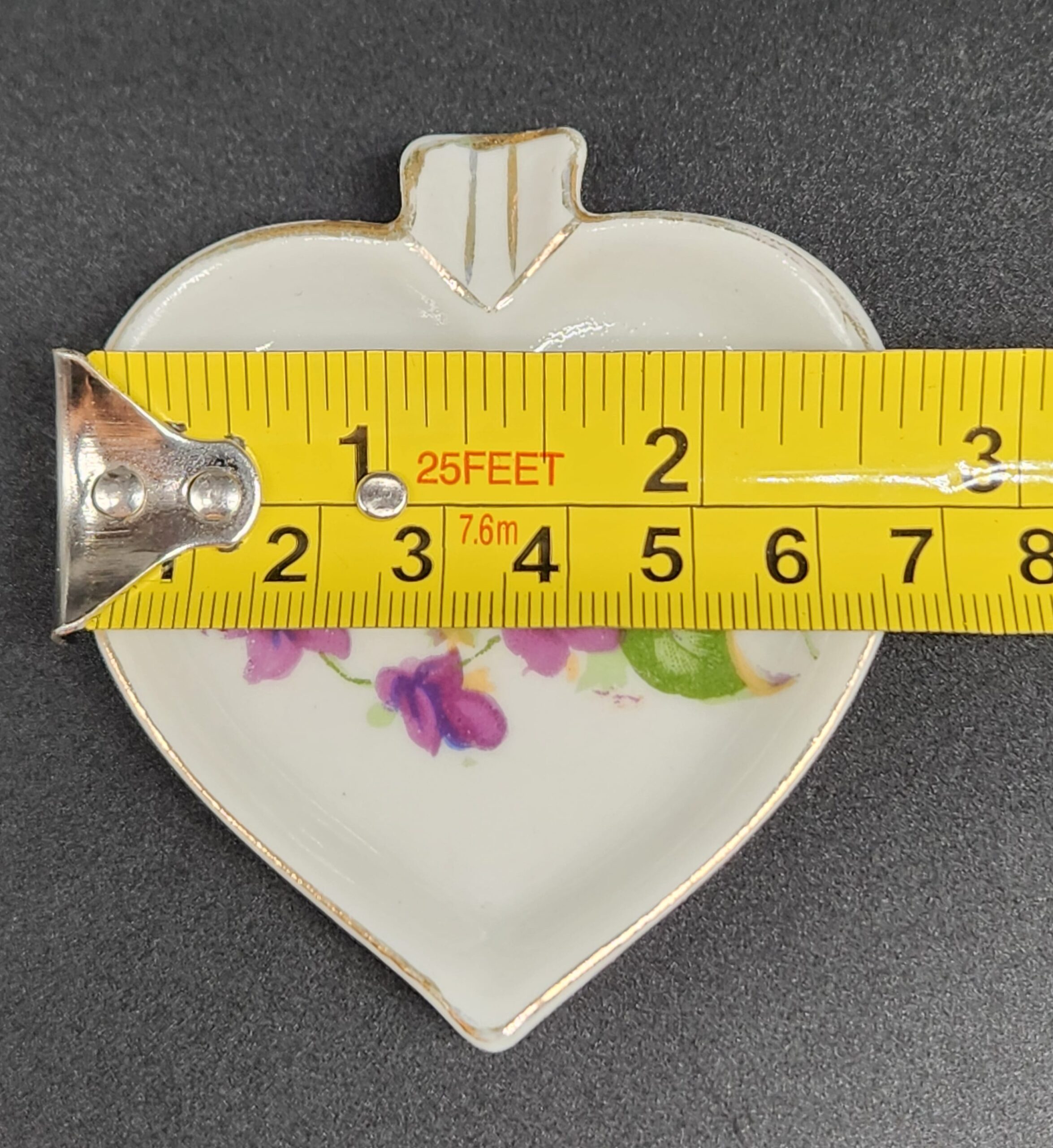 1946-1955 Vintage Mid-Century Lefton Heart-Shaped Trinket Dish Ashtray - Image 4