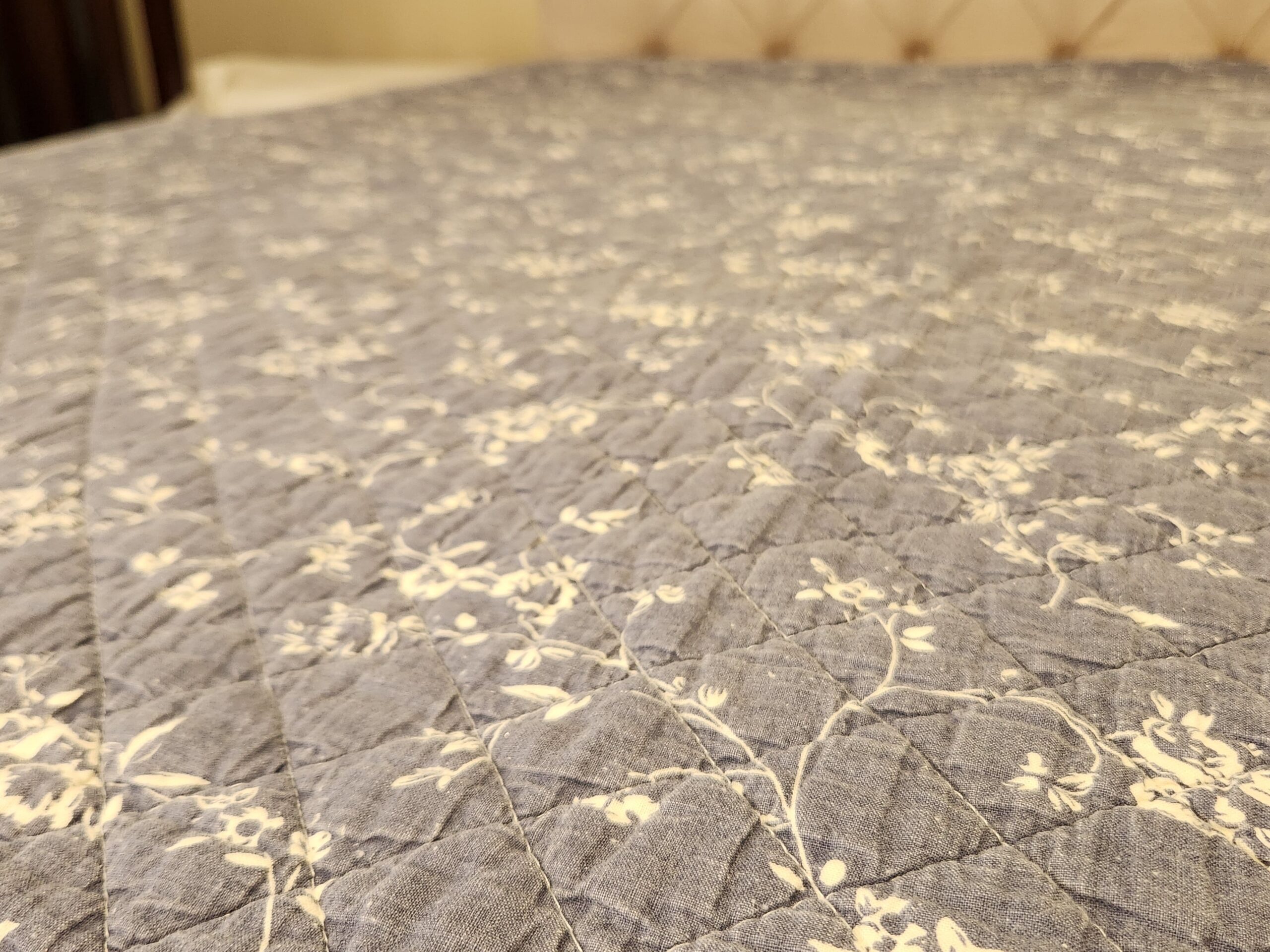 Geneva Floral Quilted and Embroidered Bedspread - Image 8