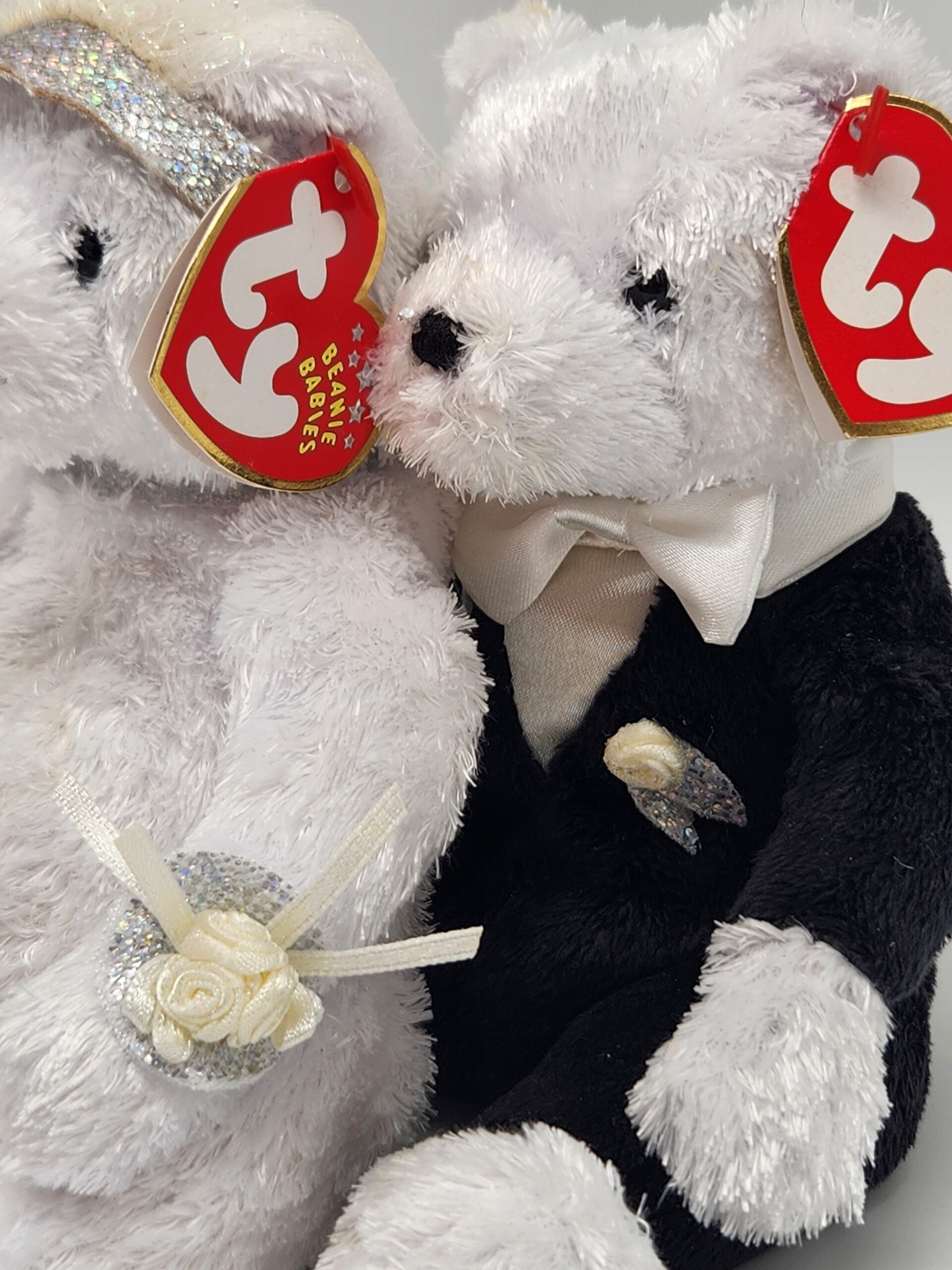 Ty Beanie Babies "Bride" and "Groom" Bear Set - Image 7