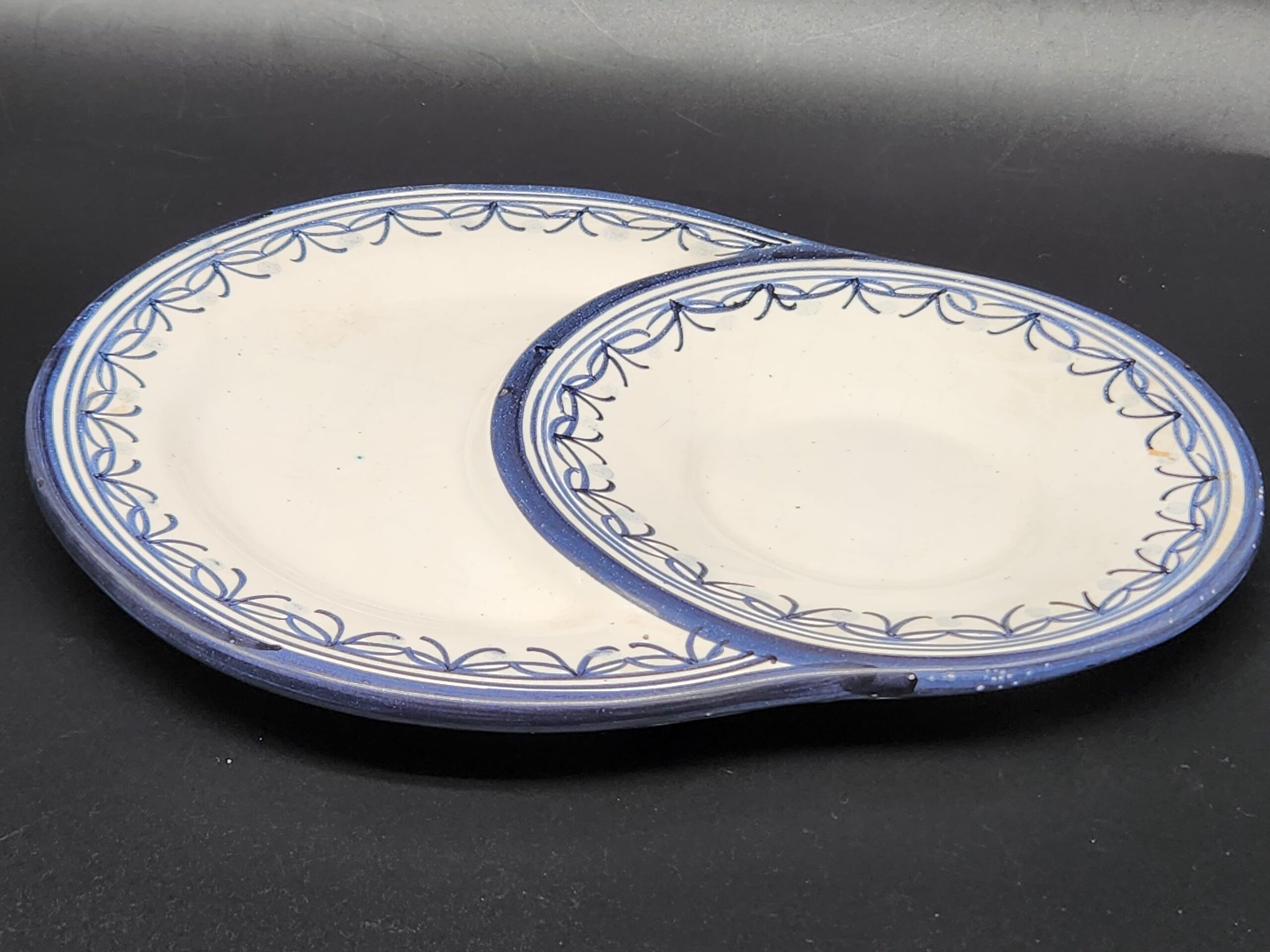 Vintage Signed Hnos Escobar Spain Puente del Arzobispo Olive Tray – Mid-Century - Image 6